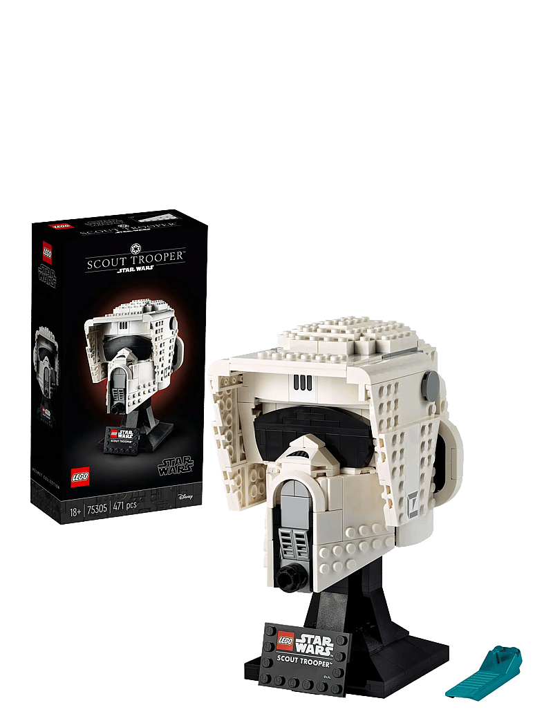 LEGO - Star Scout Helmet 75305 Collectible Building Kit - multicolor - 0