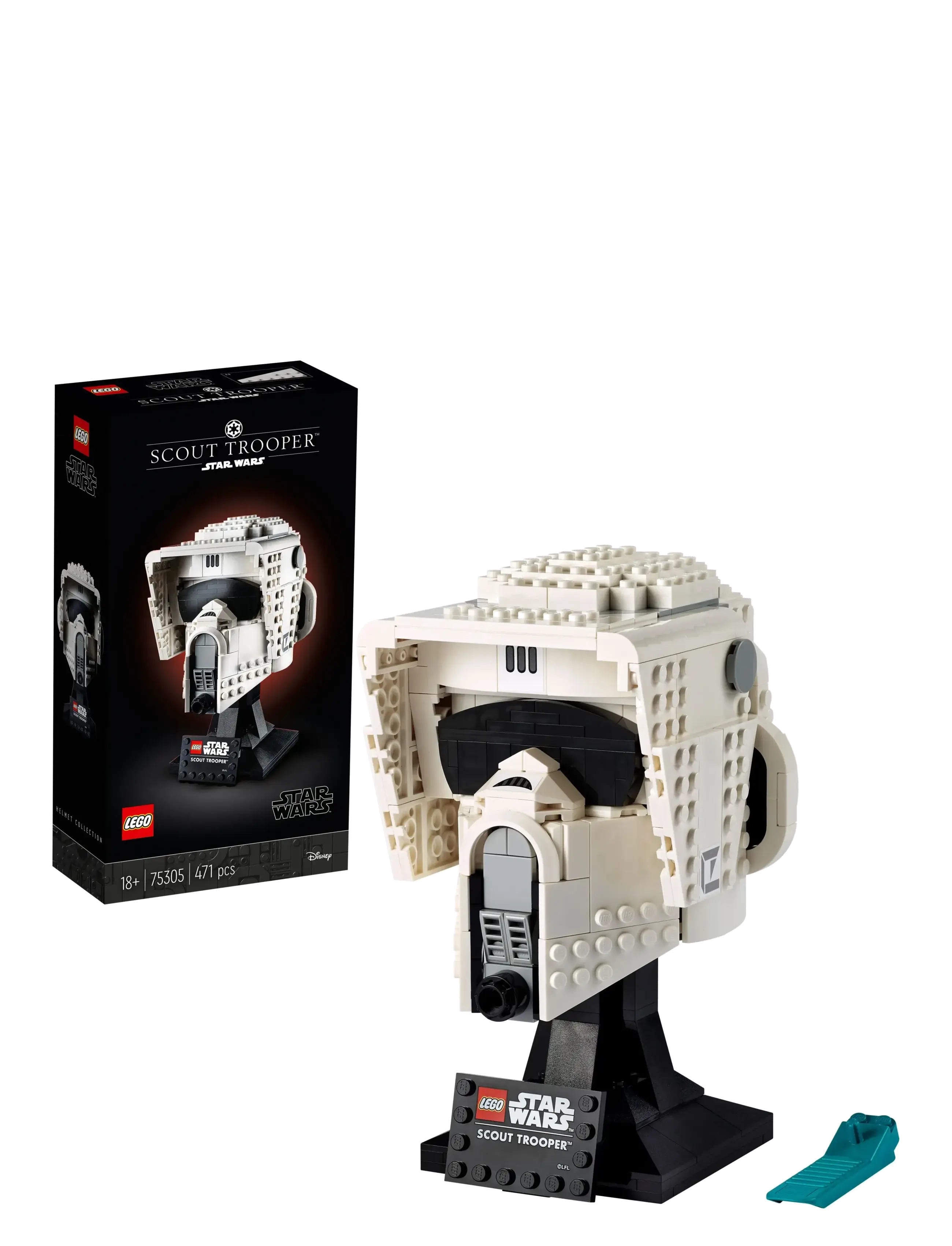 LEGO - Star Scout Helmet 75305 Collectible Building Kit - multicolor - 2
