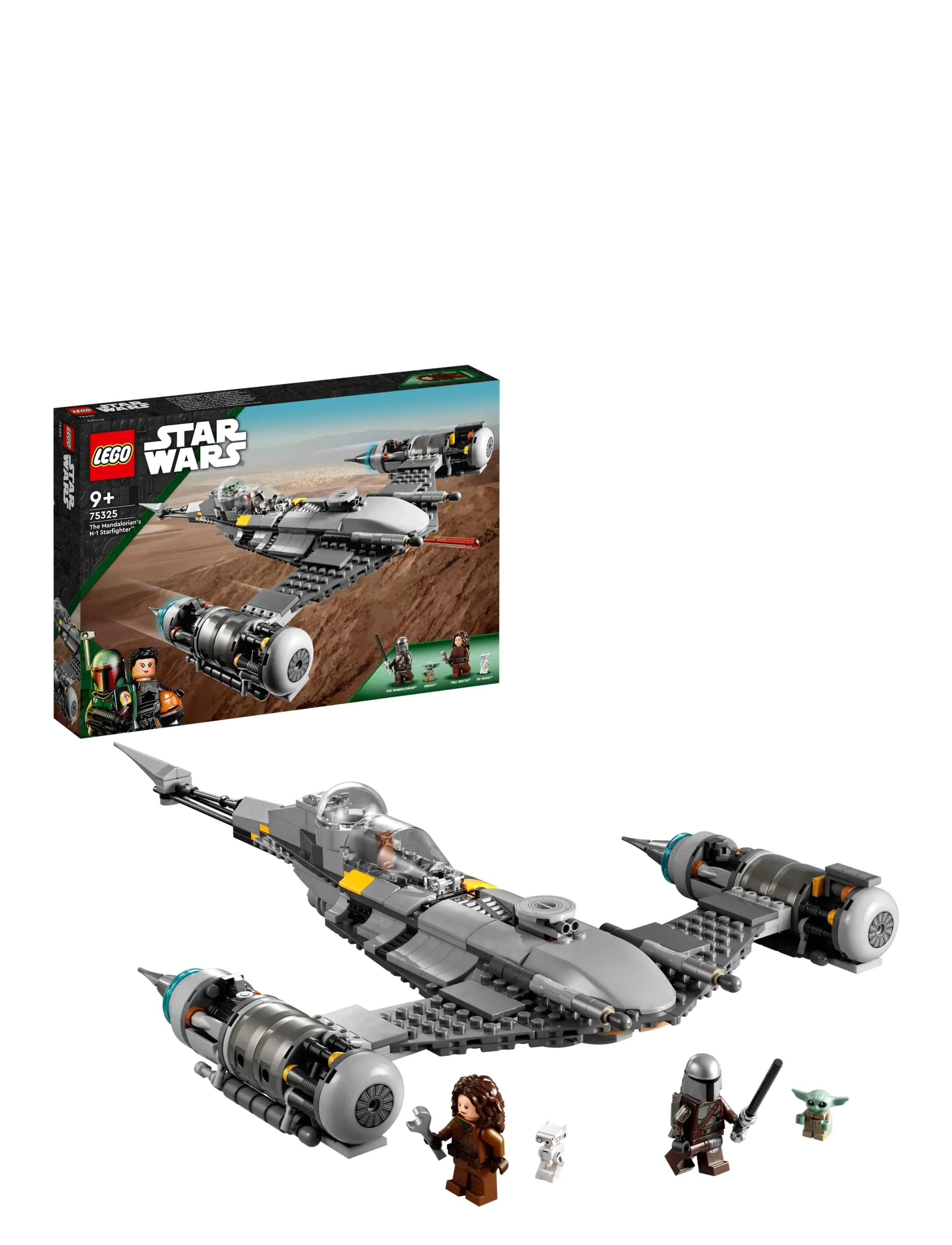 LEGO Mandalorianerens N-1-Stjernejager 75325 Patterned - One Size - Kinder