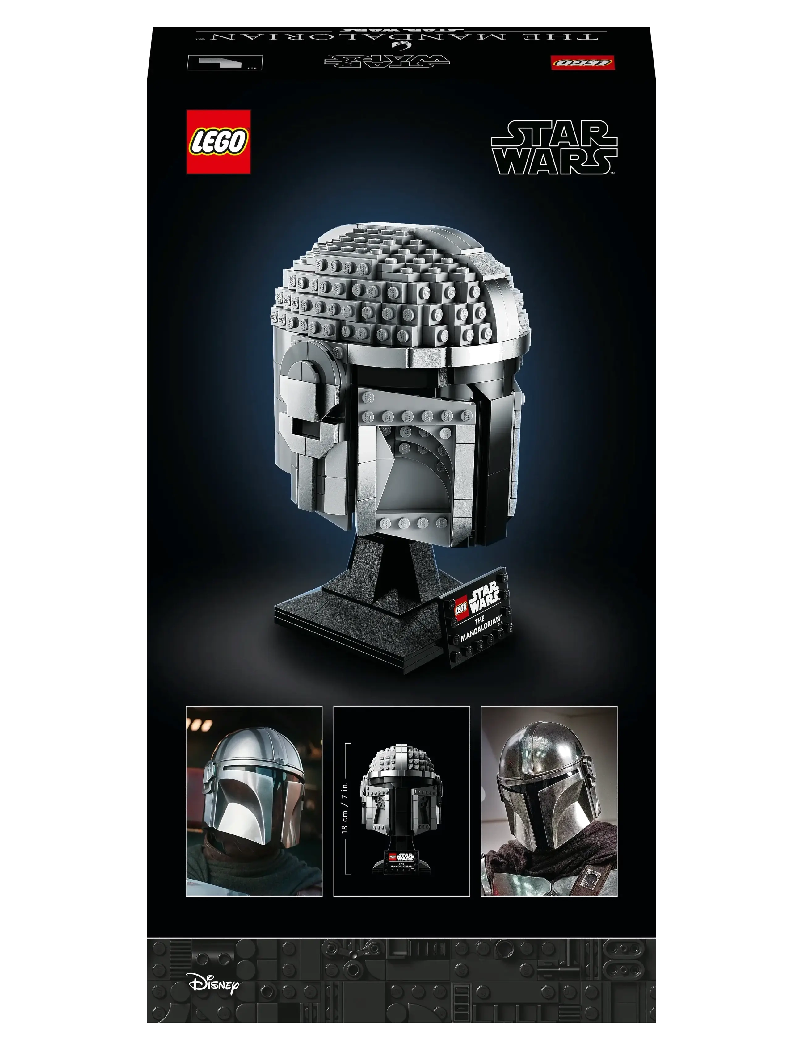 LEGO - The Mandalorian™ Helmet 75328 - lego® star wars™ - multicolor - 4