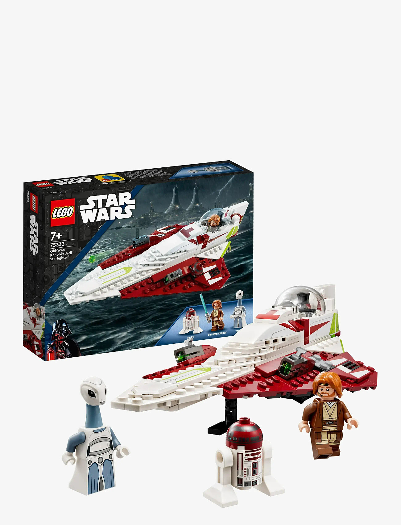 LEGO - Obi-Wan Kenobis™ jedi-stjernejager 75333 - lego star wars™ - multicolor - 0