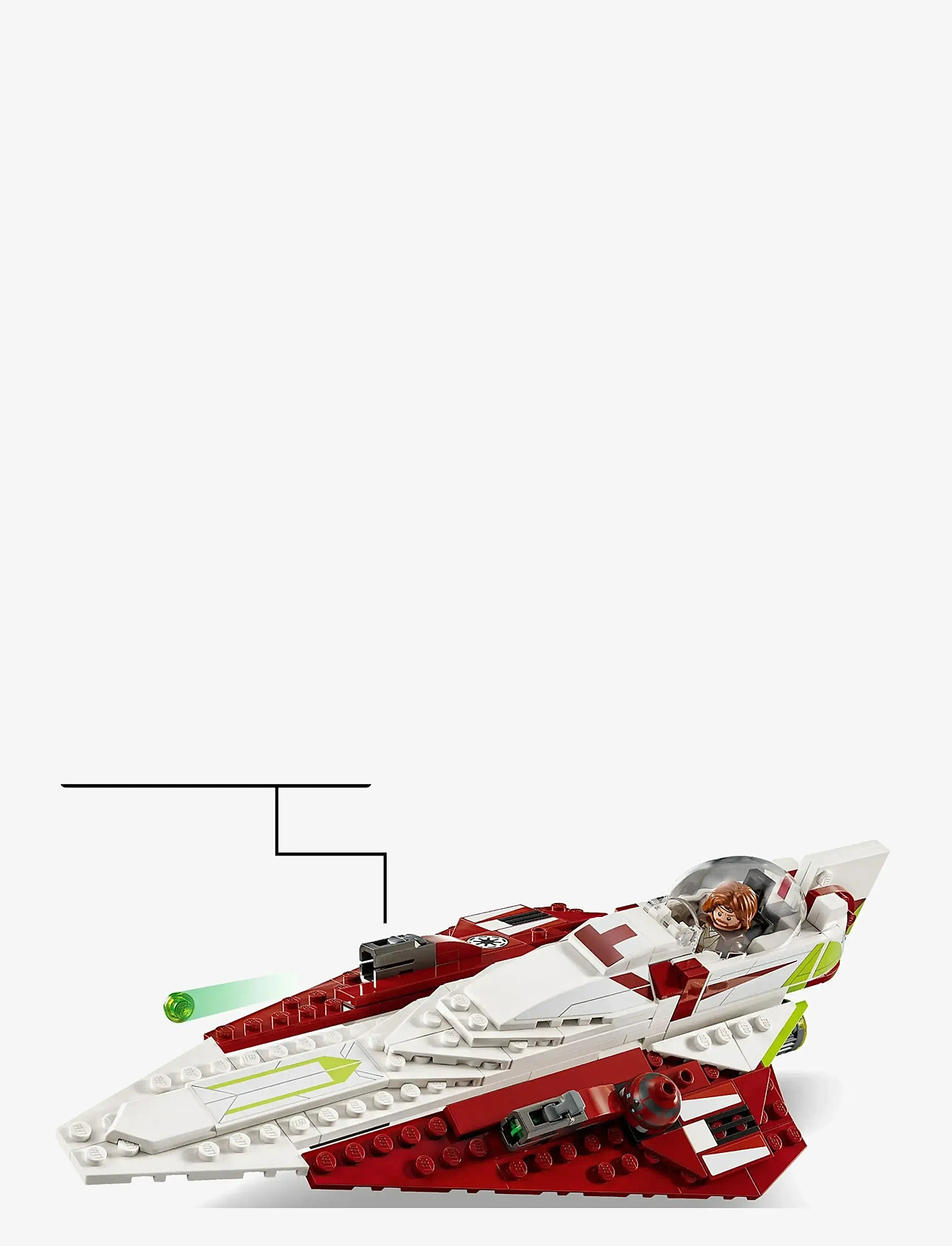 LEGO - Obi-Wan Kenobis™ jedi-stjernejager 75333 - lego star wars™ - multicolor - 1