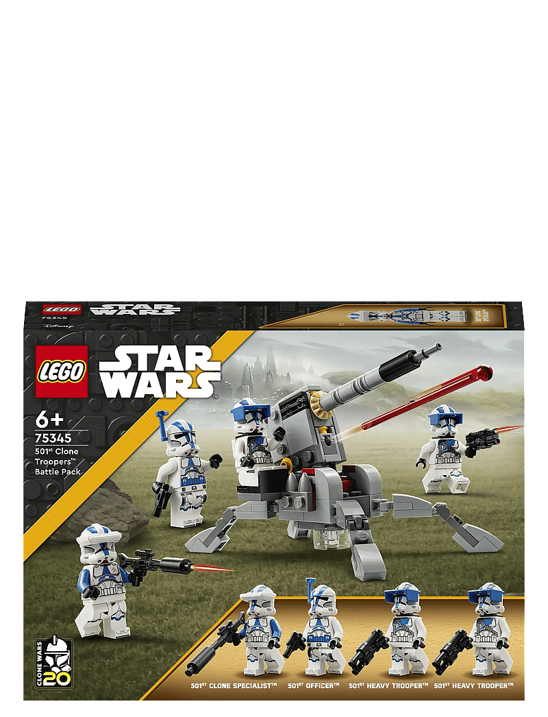 LEGO - Star 501st Clone Battle Pack 75345 Building Toy Set (119 Pcs) - lego star wars™ - multicolor - 3