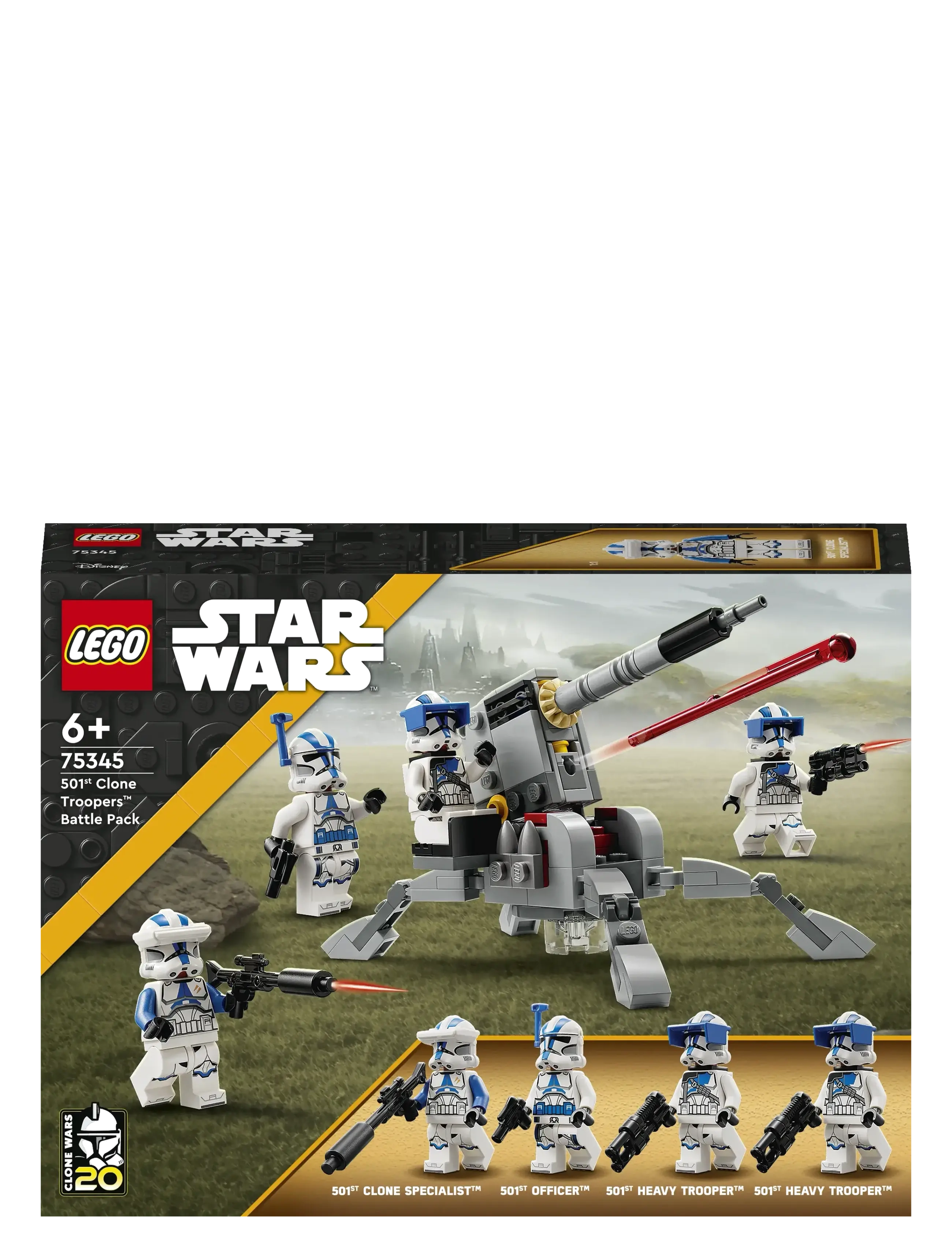 LEGO - Battle Pack med klonsoldater fra 501. legion 75345 - lego® star wars™ - multicolor - 3