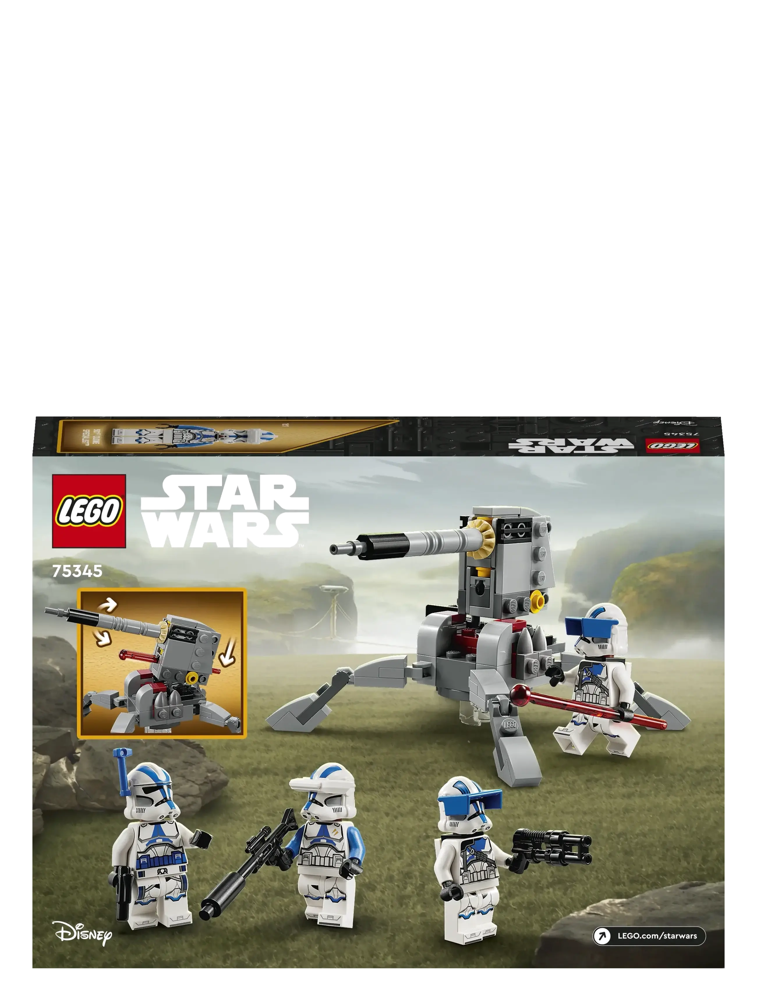 LEGO - Battle Pack med klonsoldater fra 501. legion 75345 - lego® star wars™ - multicolor - 4