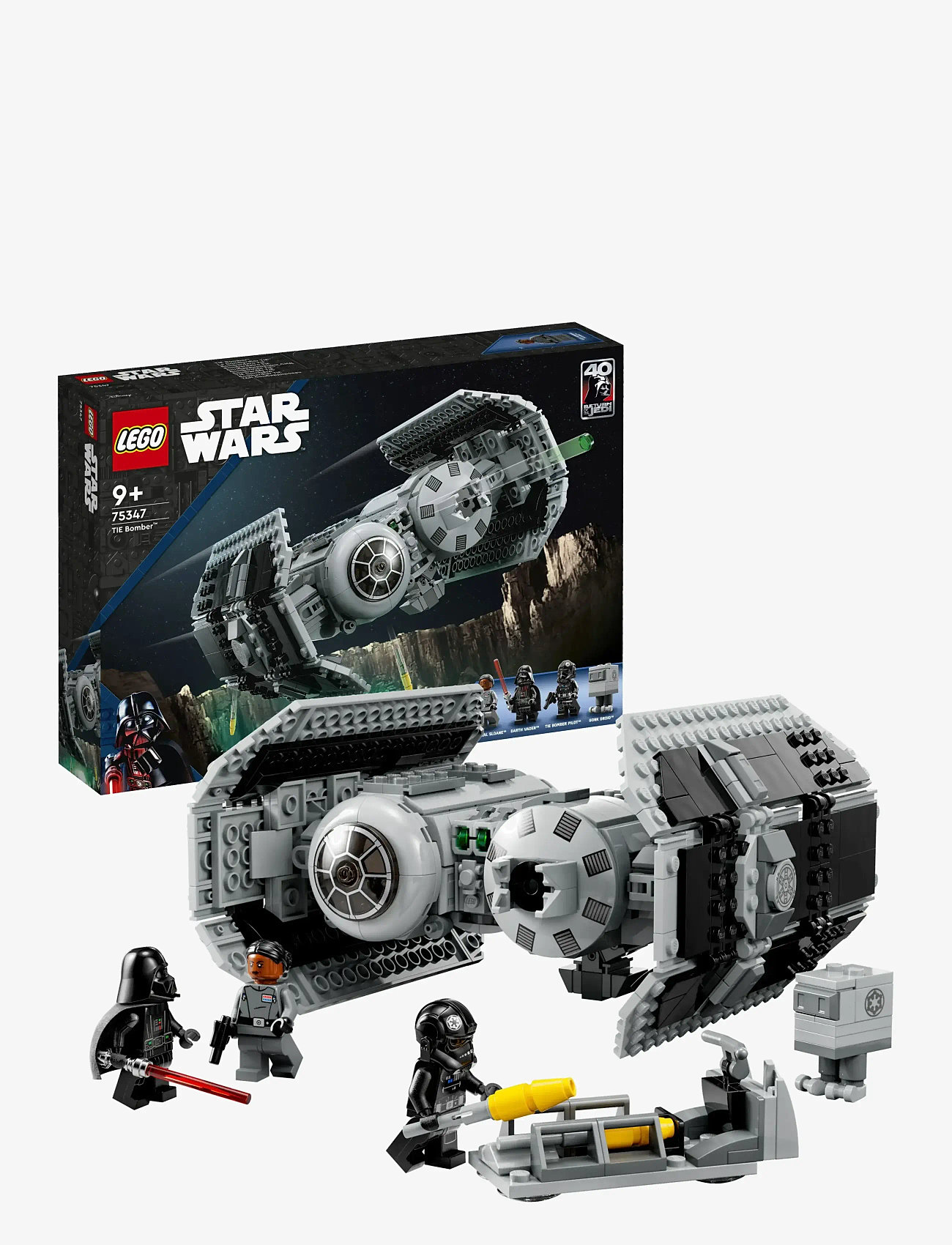 LEGO - Star TIE 75347 Building Toy Set - multicolor - 0