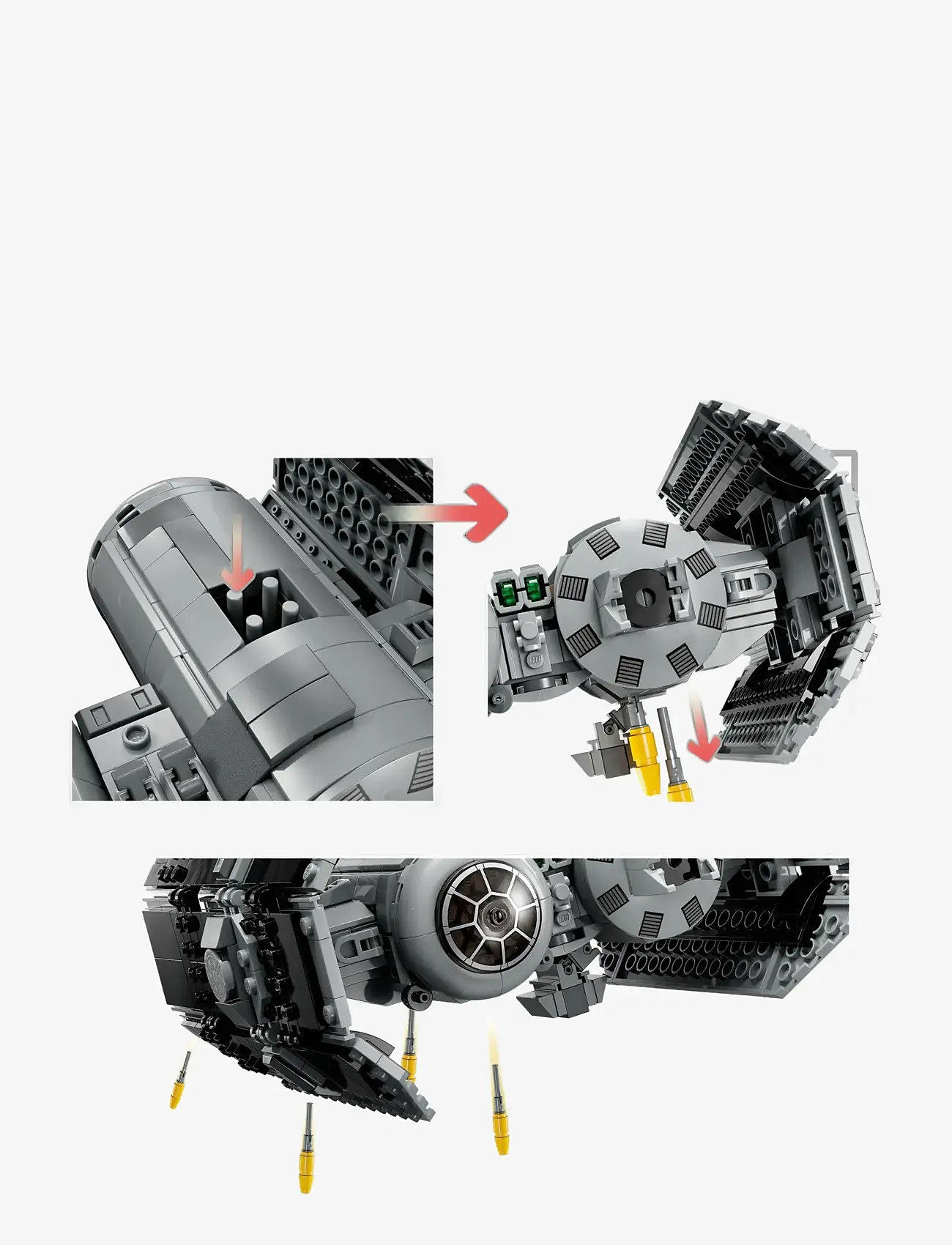 LEGO - Star TIE 75347 Building Toy Set - multicolor - 3