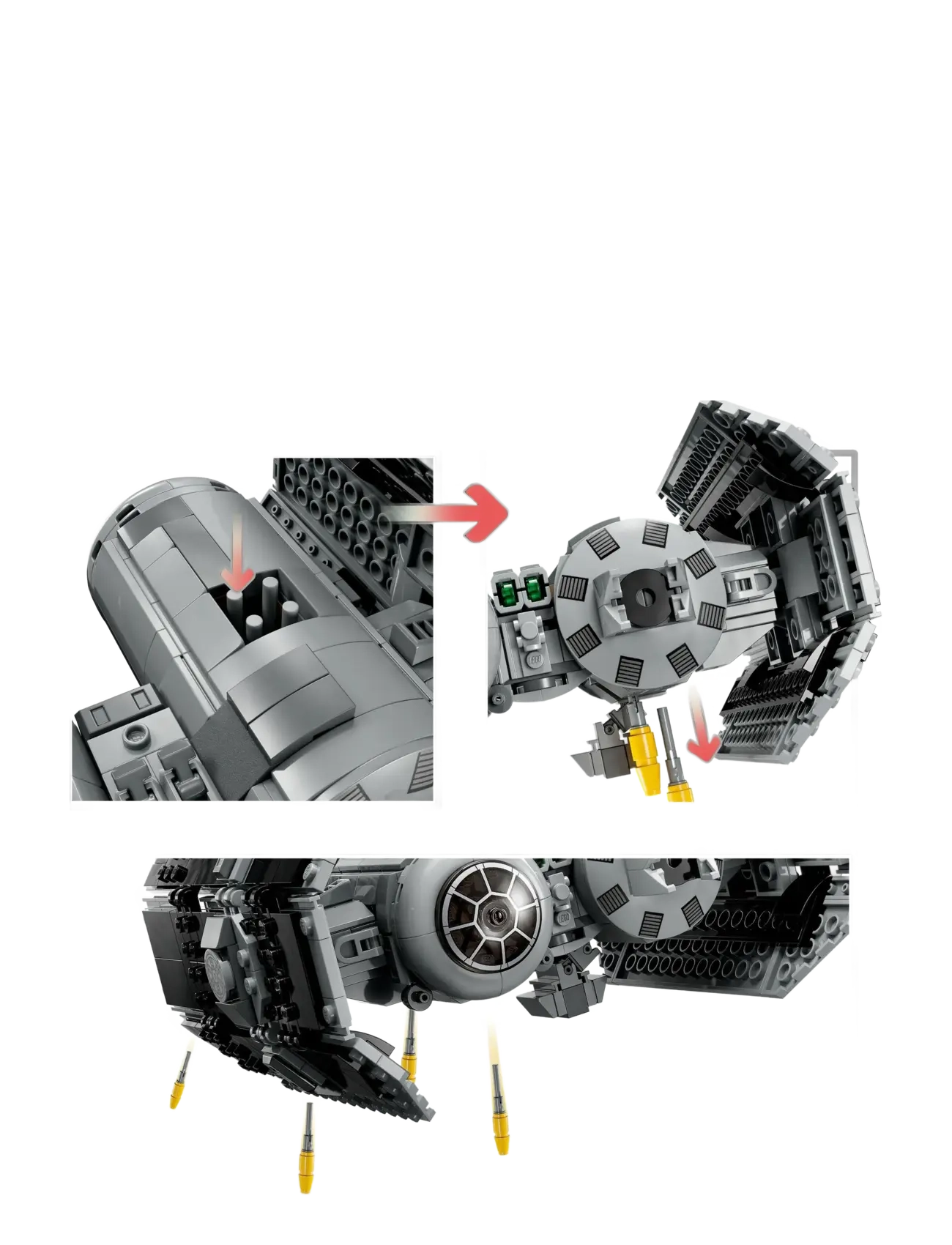 LEGO - Star TIE 75347 Building Toy Set - lego star wars™ - multicolor - 3
