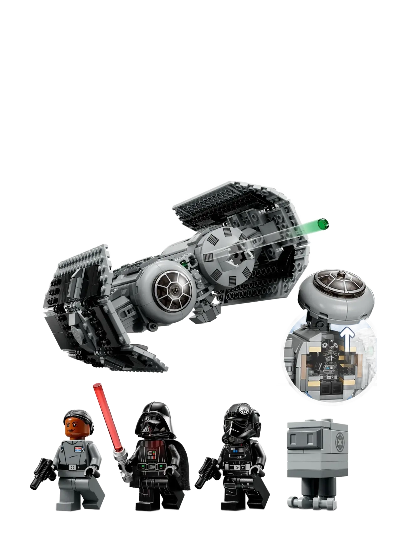 LEGO - Star TIE 75347 Building Toy Set - lego star wars™ - multicolor - 4