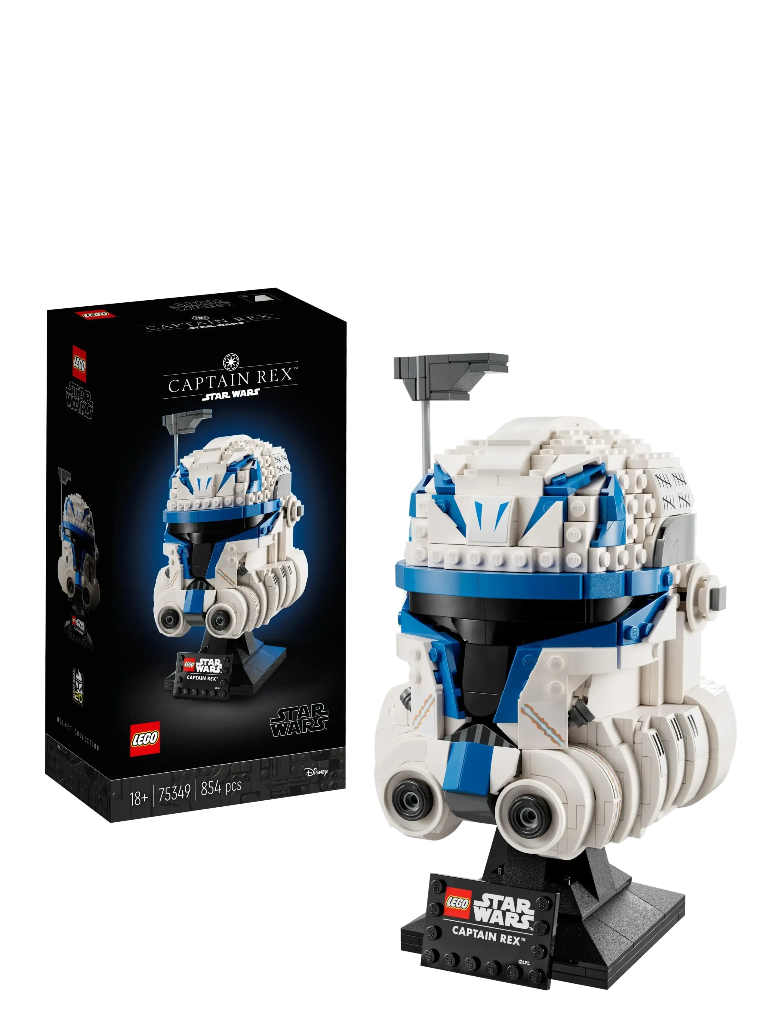 LEGO Kaptajn Rex' Hjelm 75349 Patterned - One Size - Kinder
