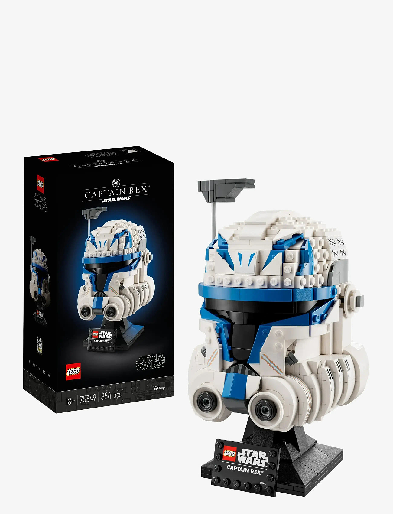 LEGO - Star Captain Helmet 75349 Building Kit - multicolor - 0