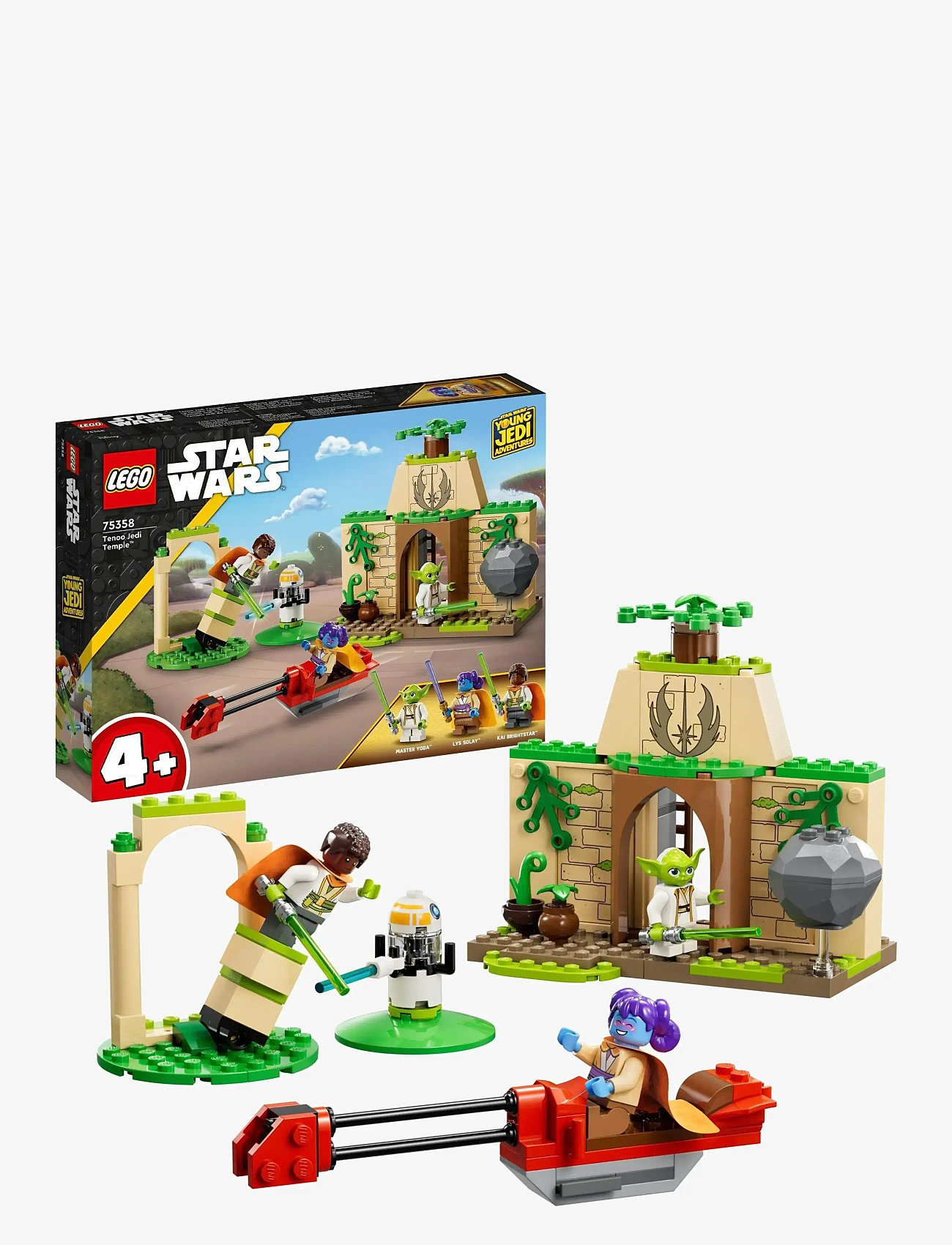 LEGO - Star Tenoo Jedi 75358 Building Toy Set - lego® star wars™ - multicolor - 0