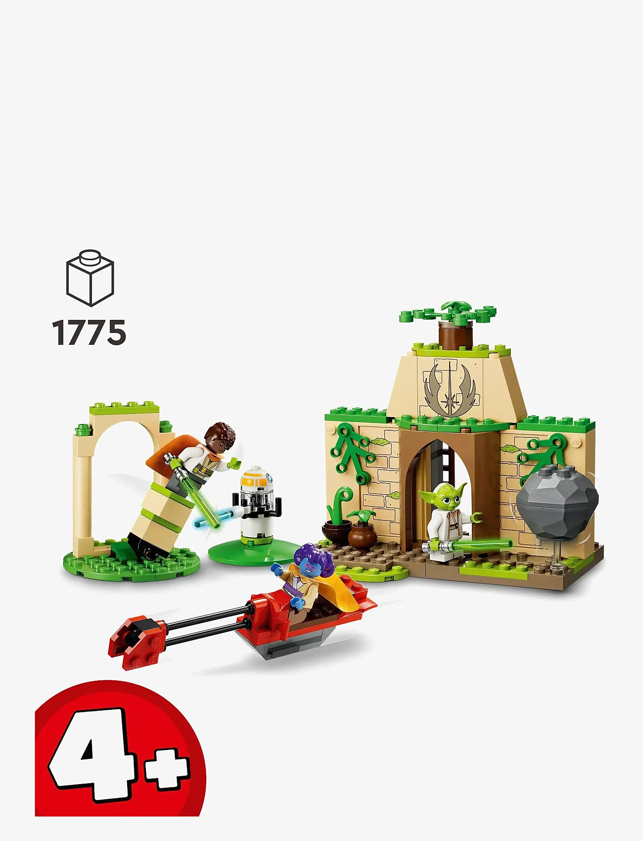 LEGO - Star Tenoo Jedi 75358 Building Toy Set - lego® star wars™ - multicolor - 1