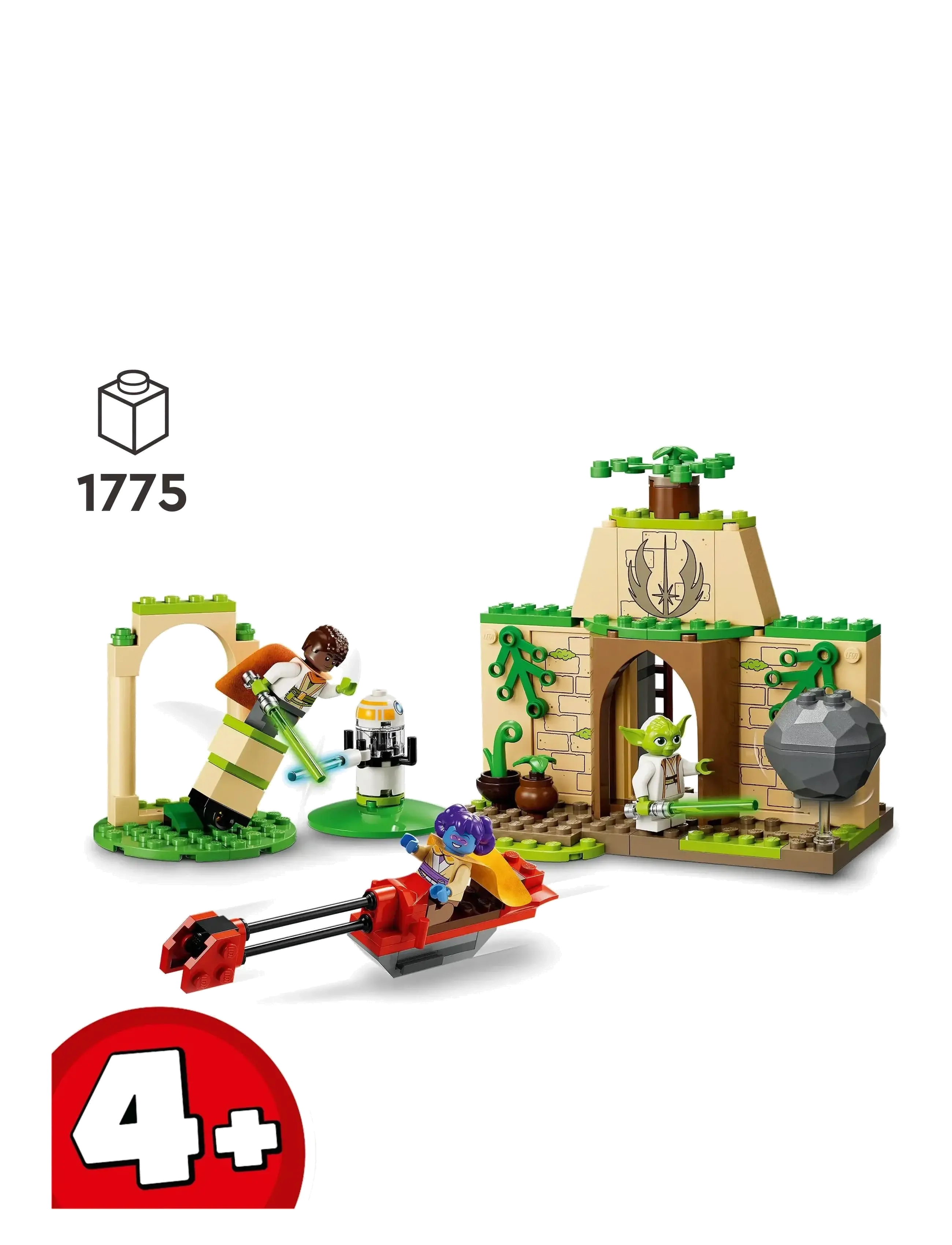 LEGO - Star Tenoo Jedi 75358 Building Toy Set - lego star wars™ - multicolor - 1
