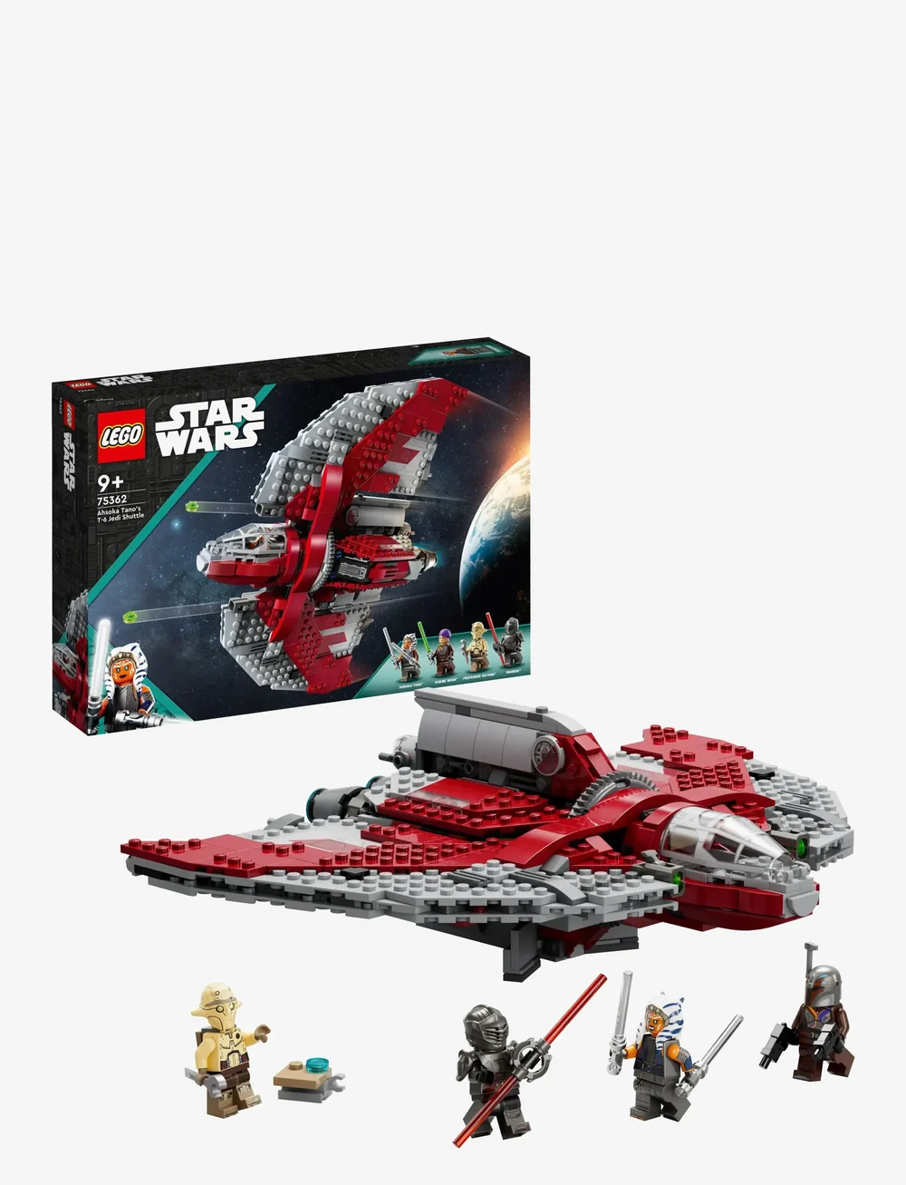 LEGO - Star Ahsoka Tano’s T-6 Jedi Shuttle 75362 Building Toy Set - lego star wars™ - multi - 0