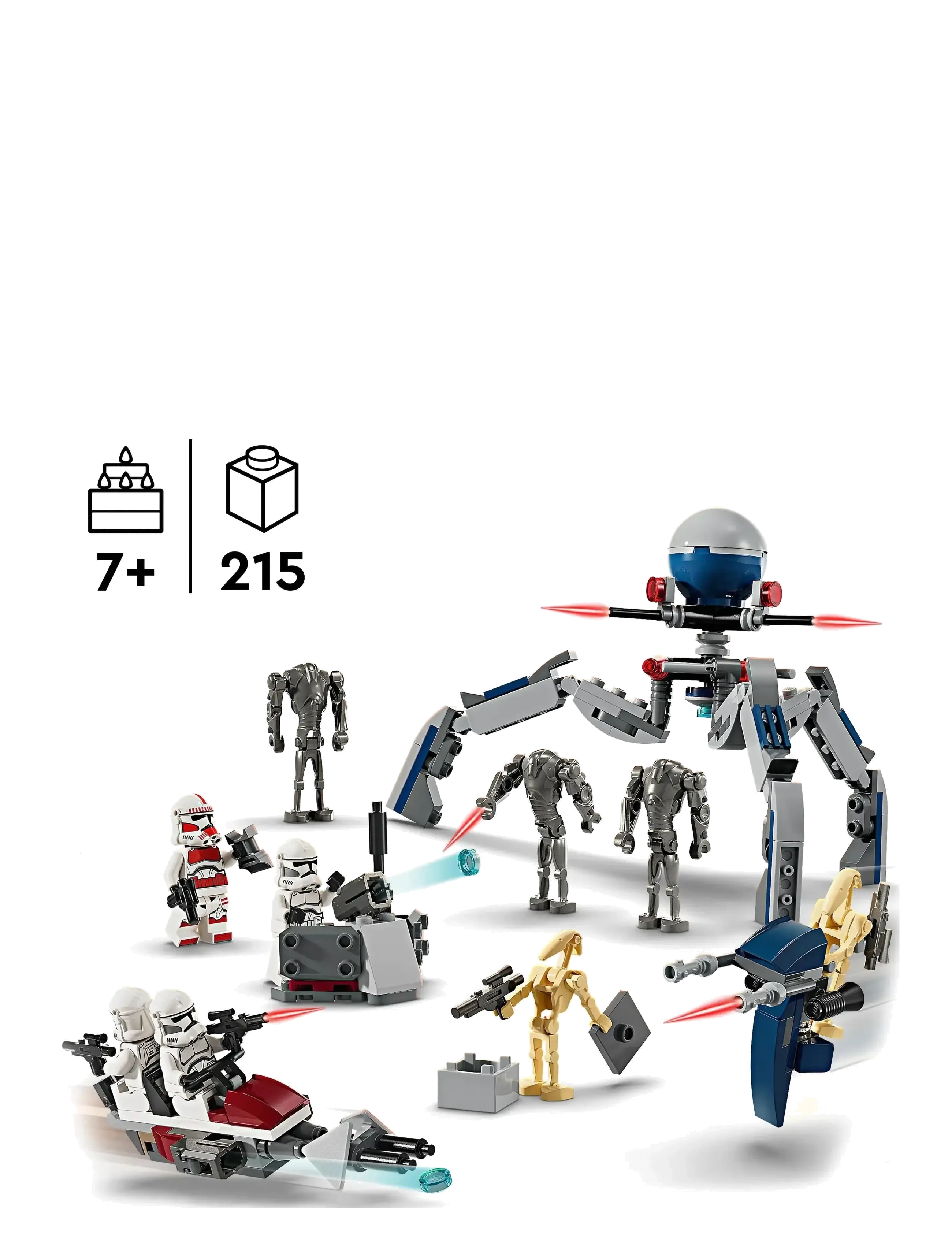 LEGO - Star Clone Trooper™ & Battle Battle Pack 75372 - lego® star wars™ - multi - 1