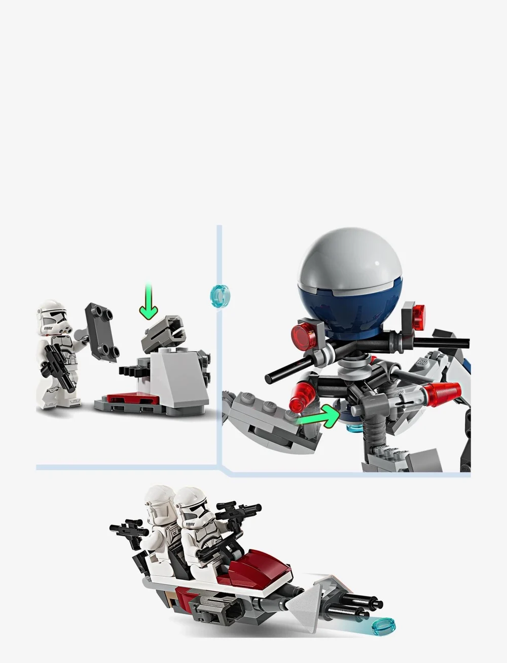 LEGO - Star Clone Trooper™ & Battle Battle Pack 75372 - lego star wars™ - multi - 4