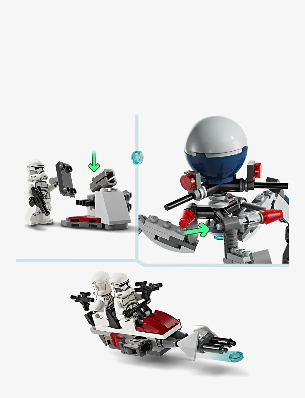 LEGO - Star Clone Trooper™ & Battle Battle Pack 75372 - lego star wars™ - multi - 5