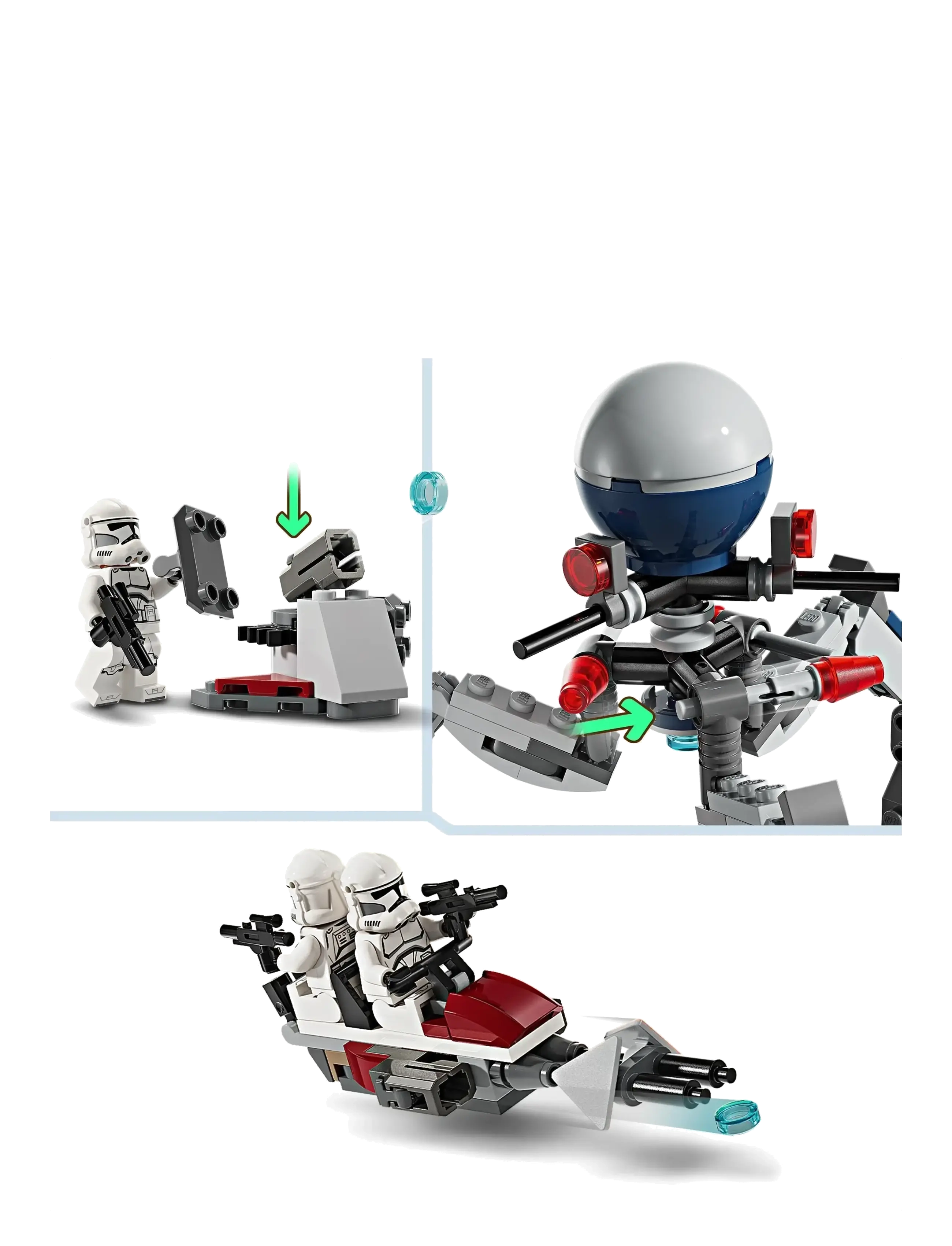 LEGO - Star Clone Trooper™ & Battle Battle Pack 75372 - lego® star wars™ - multi - 5