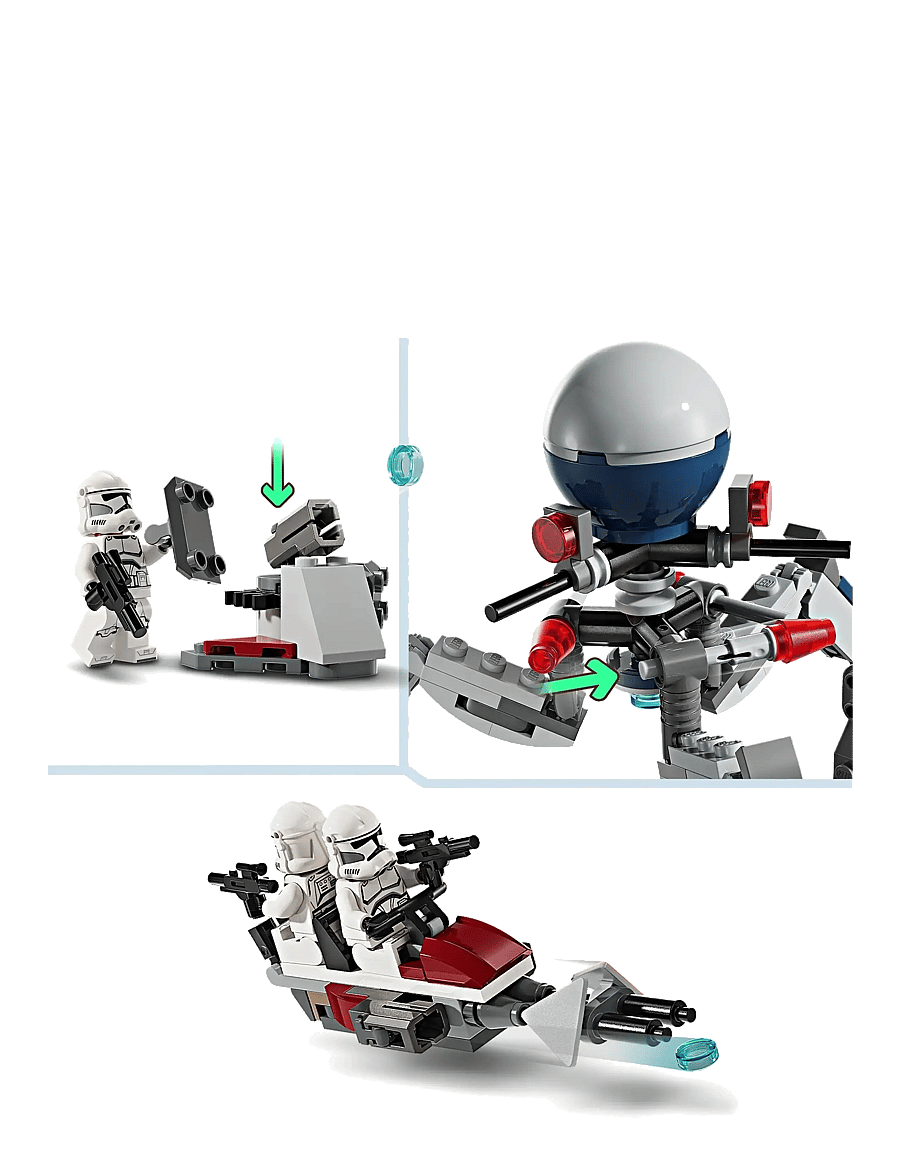LEGO - Star Clone Trooper™ & Battle Battle Pack 75372 - lego® star wars™ - multi - 5