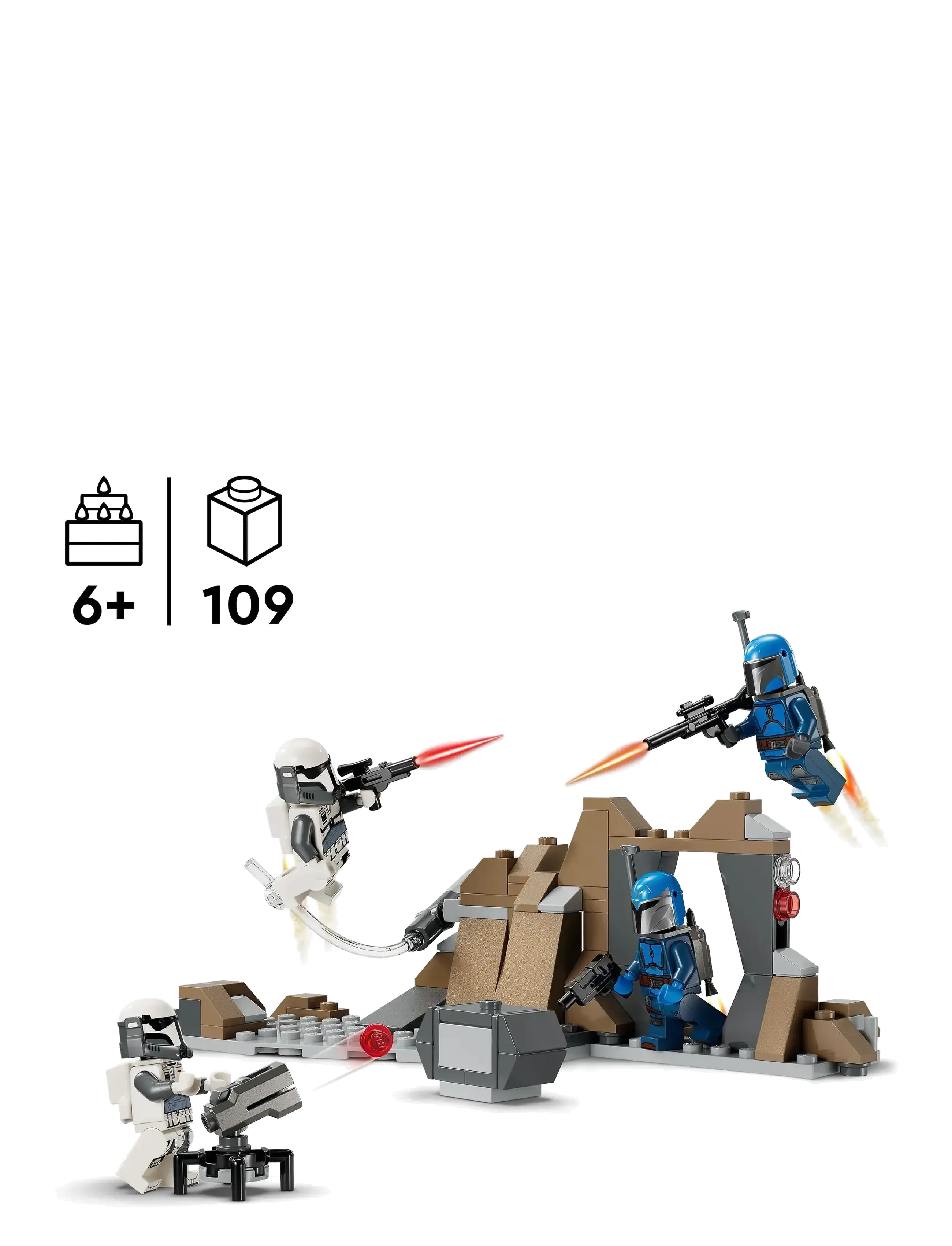 LEGO - Battle Pack med bagholdet på Mandalore™ 75373 - multi - 1