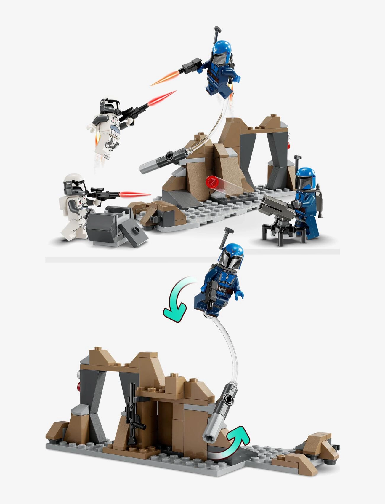 LEGO - Battle Pack med bagholdet på Mandalore™ 75373 - multi - 3