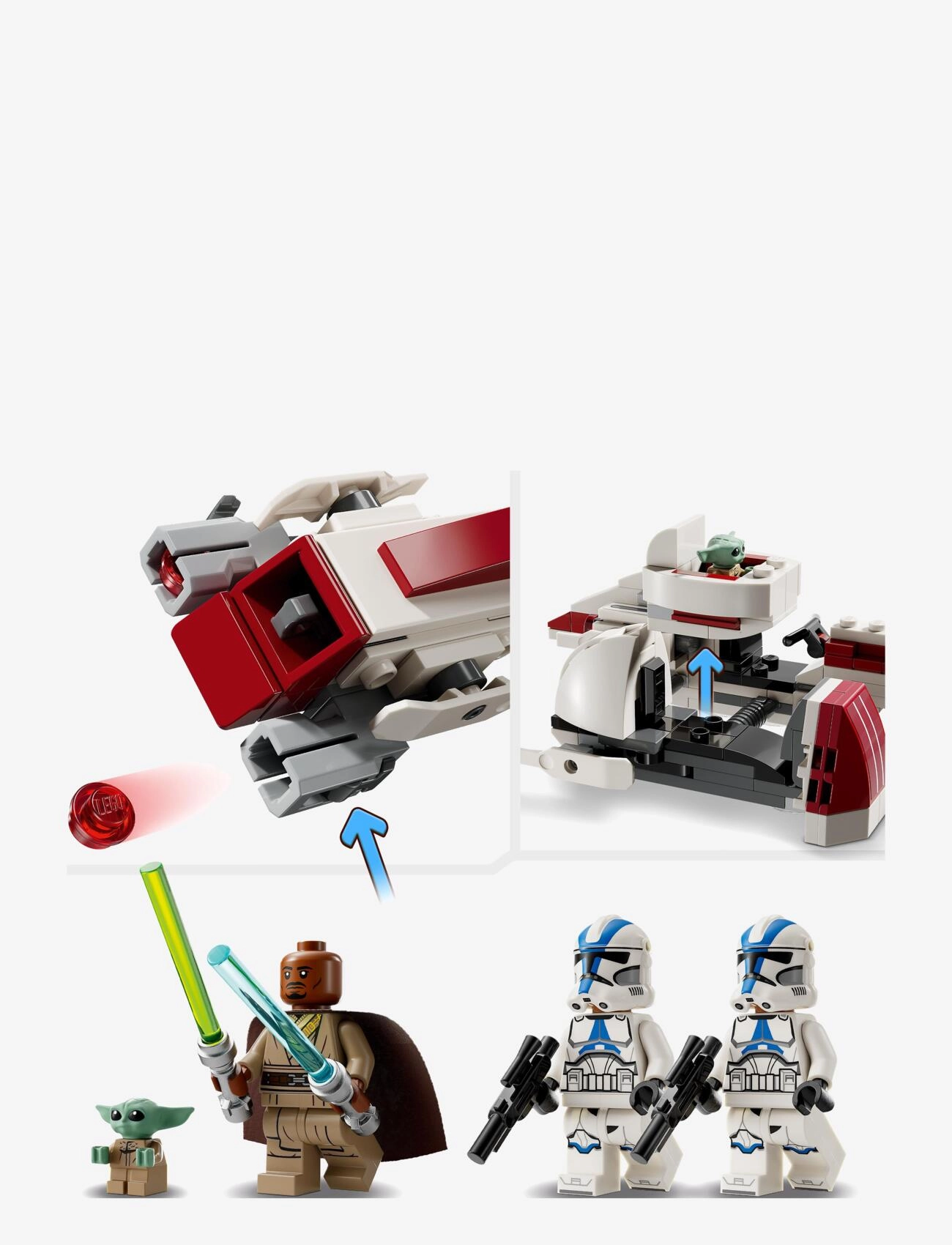LEGO - Flugt på BARC-speeder™ 75378 - lego star wars™ - multi - 3