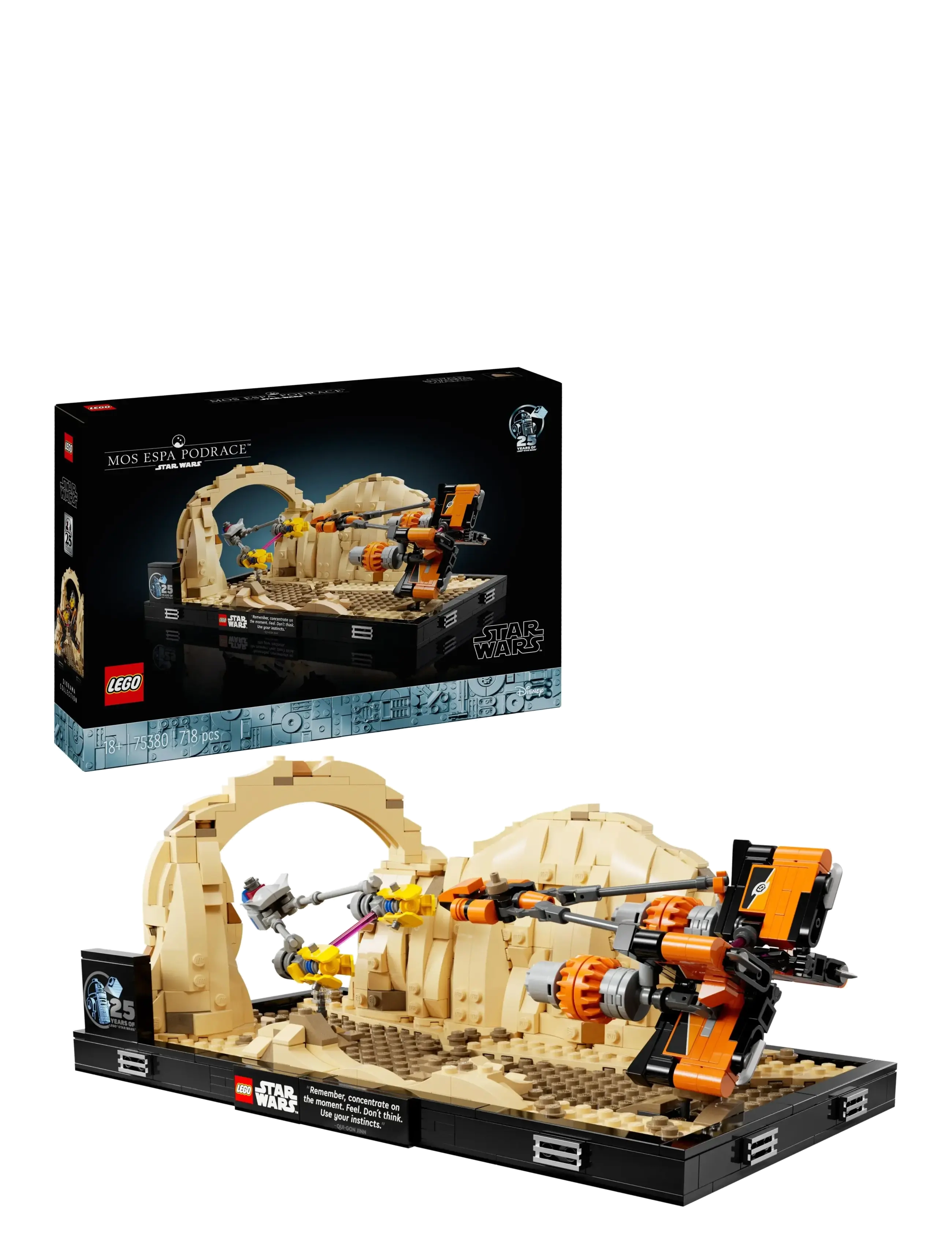 LEGO Diorama Med Mos Espa-Podrace 75380 Patterned - One Size - Kinder