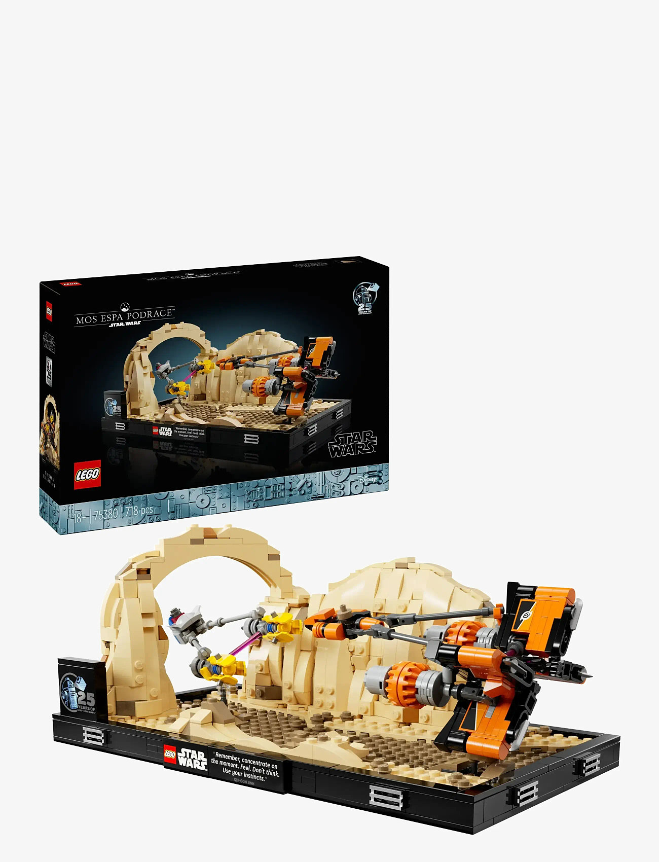 LEGO - Diorama med Mos Espa-podrace™ 75380 - lego® star wars™ - multi - 0