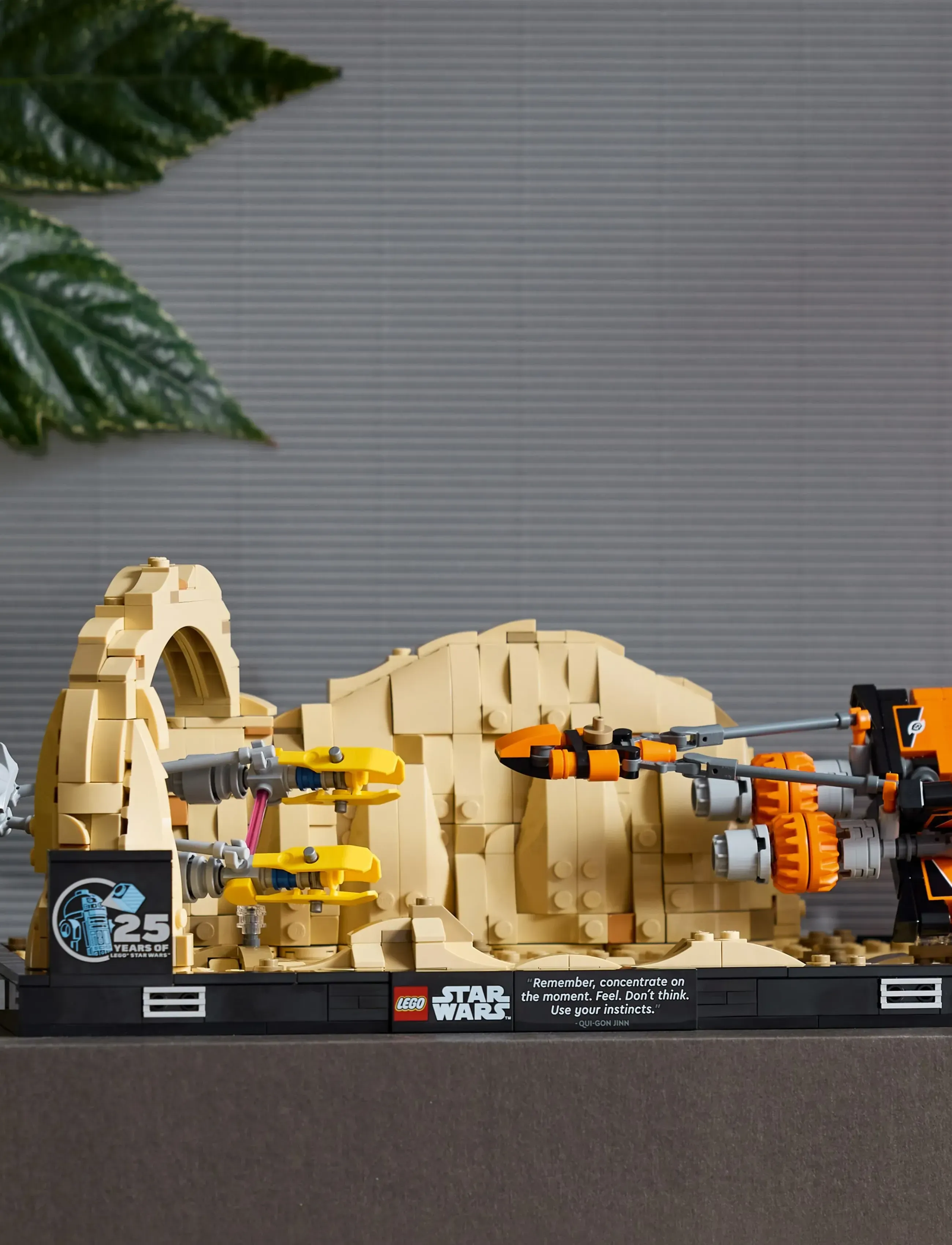 LEGO Diorama Med Mos Espa-Podrace 75380, One Size, Multi/patterned, Lego Legetøj > Lego star Wars, Børn