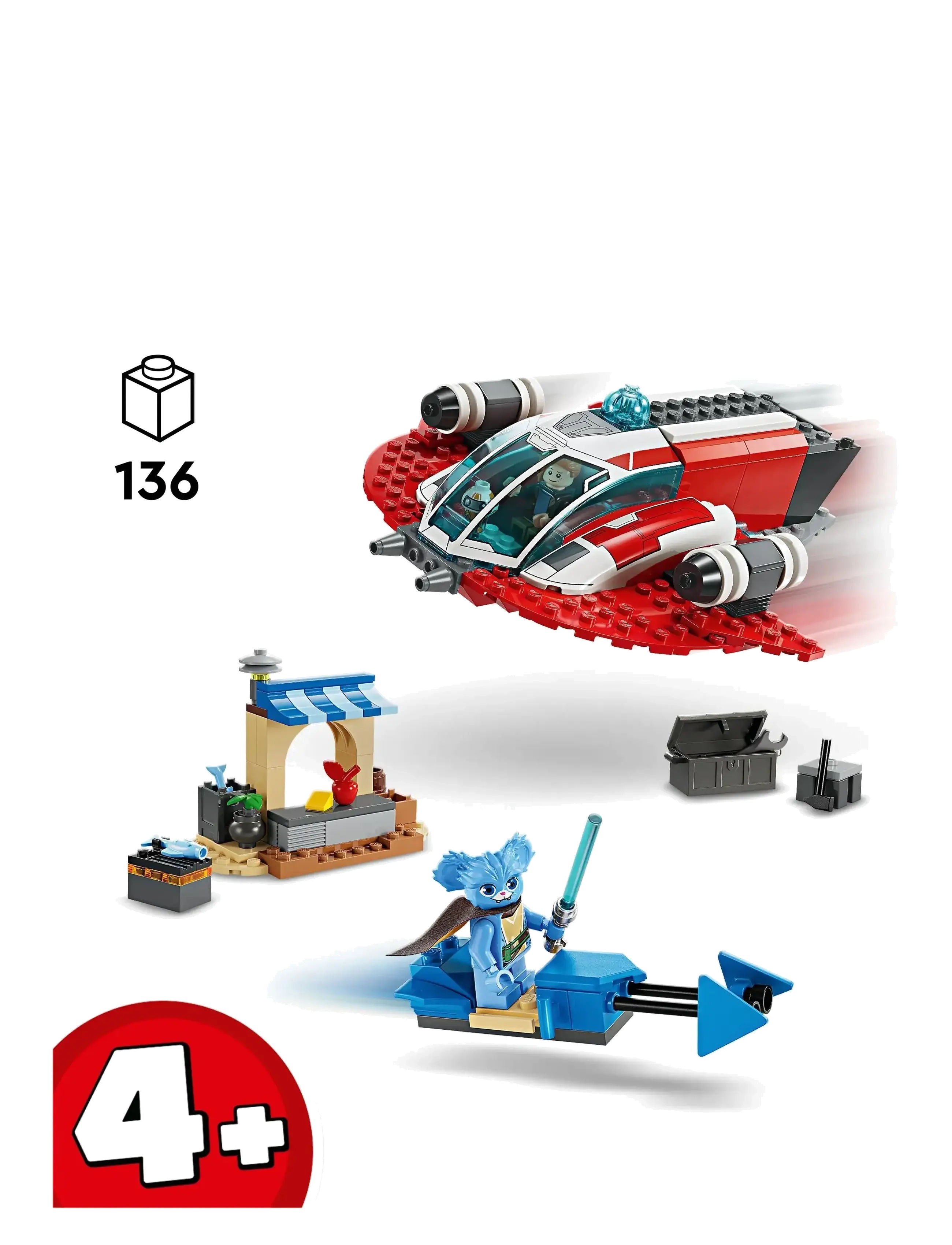 LEGO - Star The Crimson Set 75384 - lego® star wars™ - multi - 1