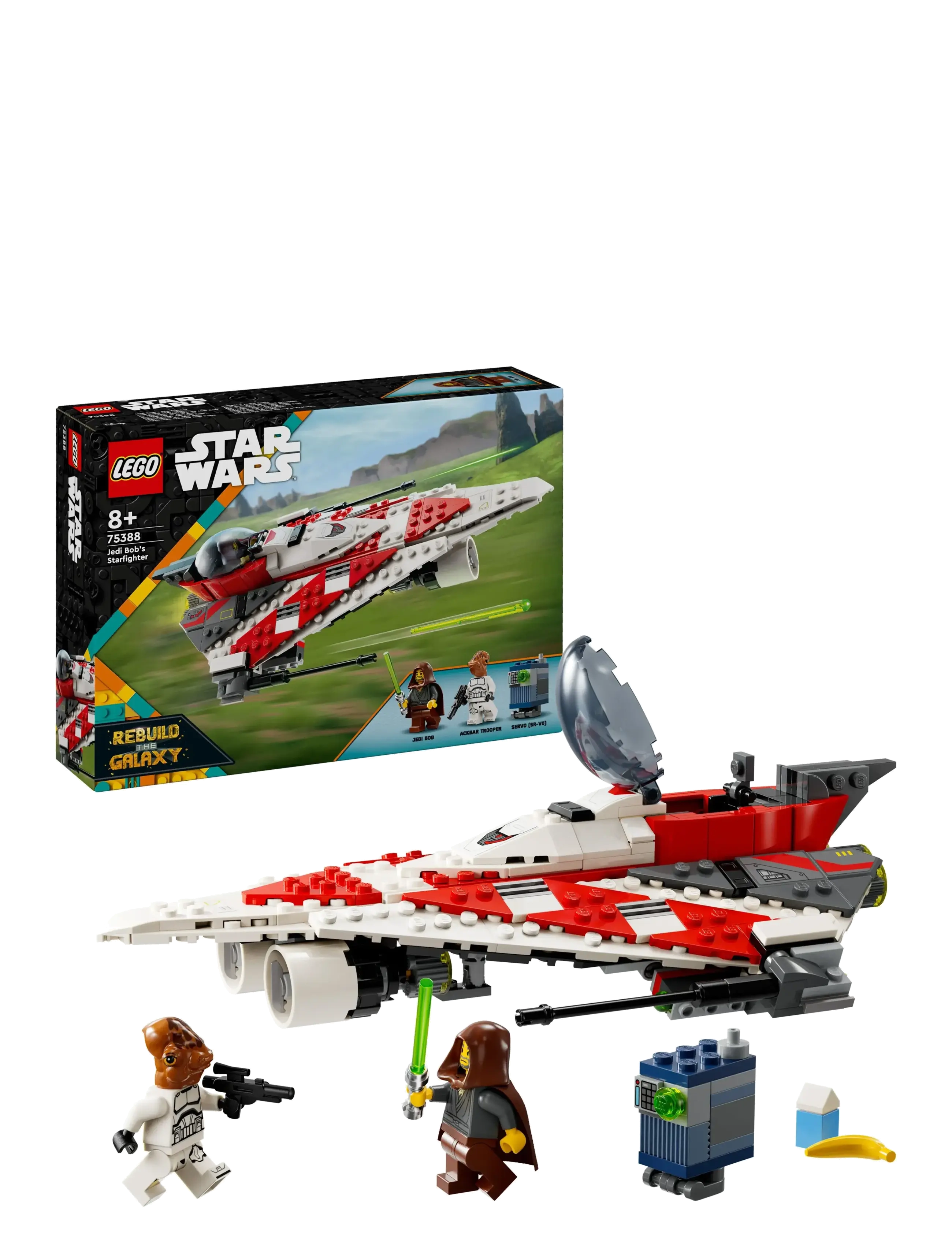 LEGO Jedi Bobs Stjernejager 75388, One Size, Multi/patterned, Lego Legetøj > Lego star Wars, Børn