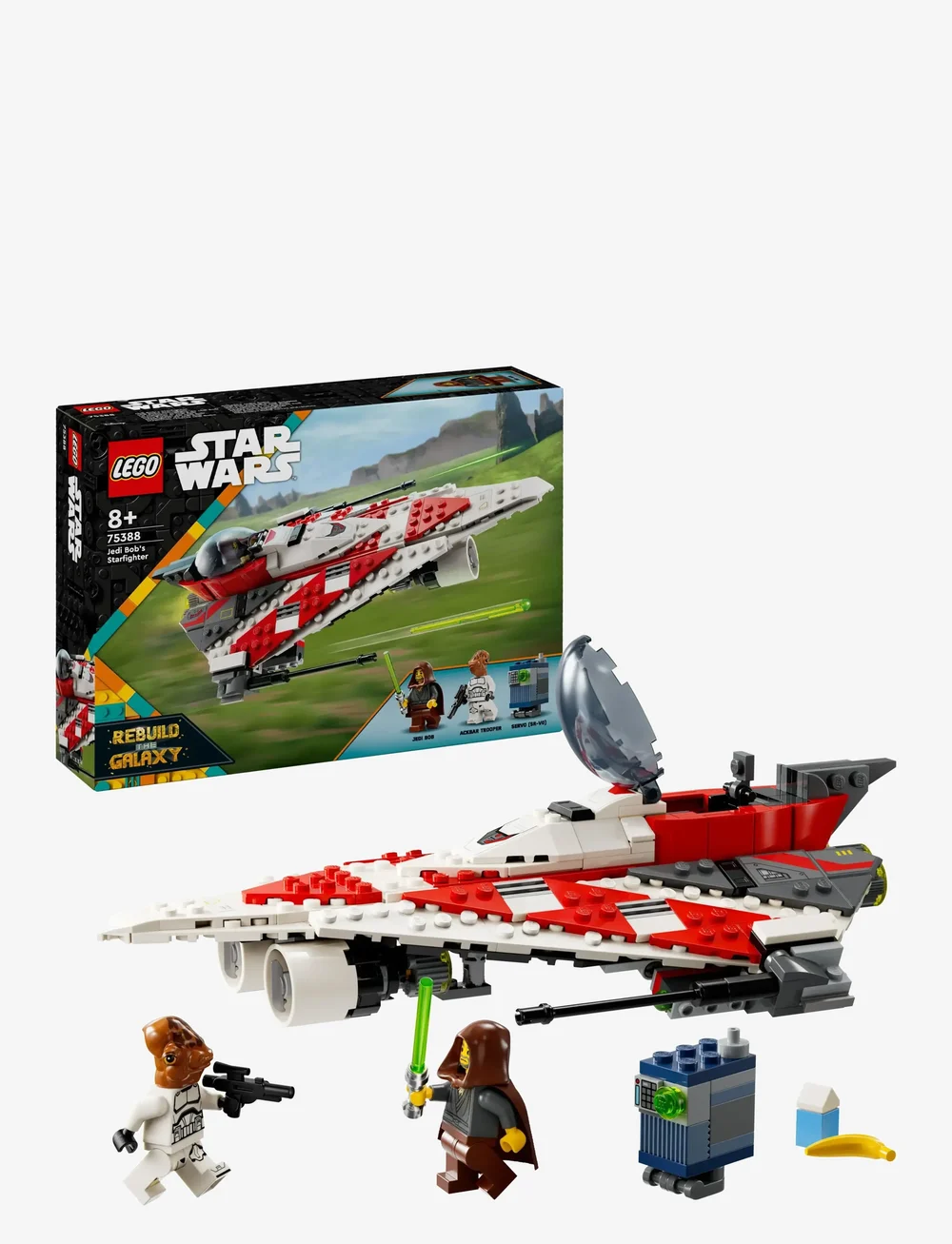 LEGO - Star Jedi Bob’s Starfighter Building Toy 75388 - lego star wars™ - multi - 0