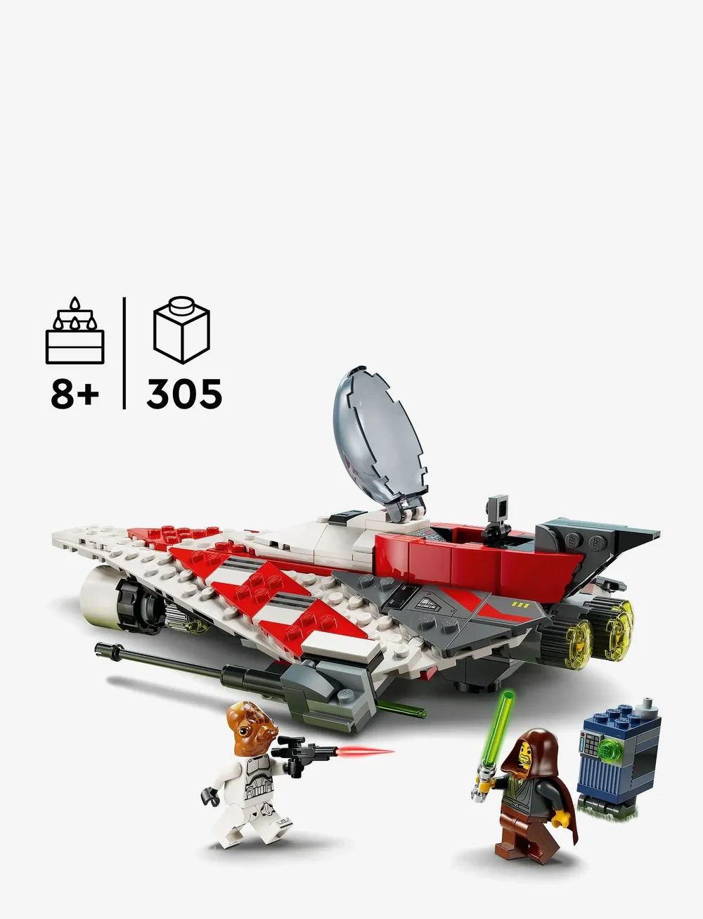 LEGO - Star Jedi Bob’s Starfighter Building Toy 75388 - lego star wars™ - multi - 1