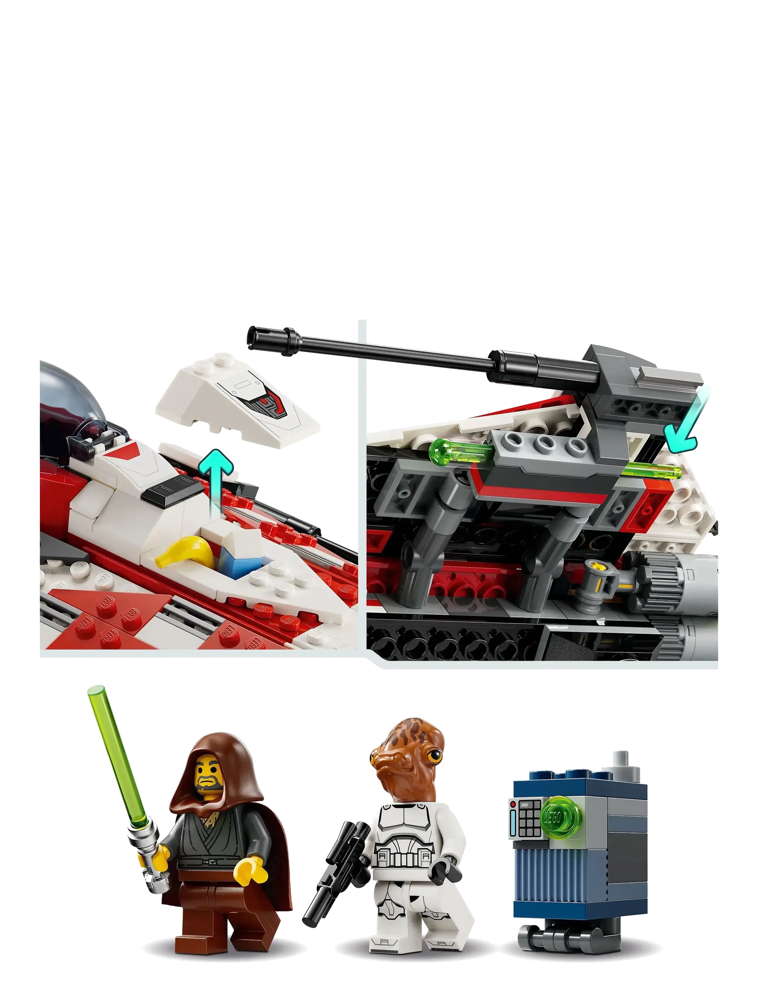 LEGO - Jedi Bobs stjernejager 75388 - lego® star wars™ - multi - 4
