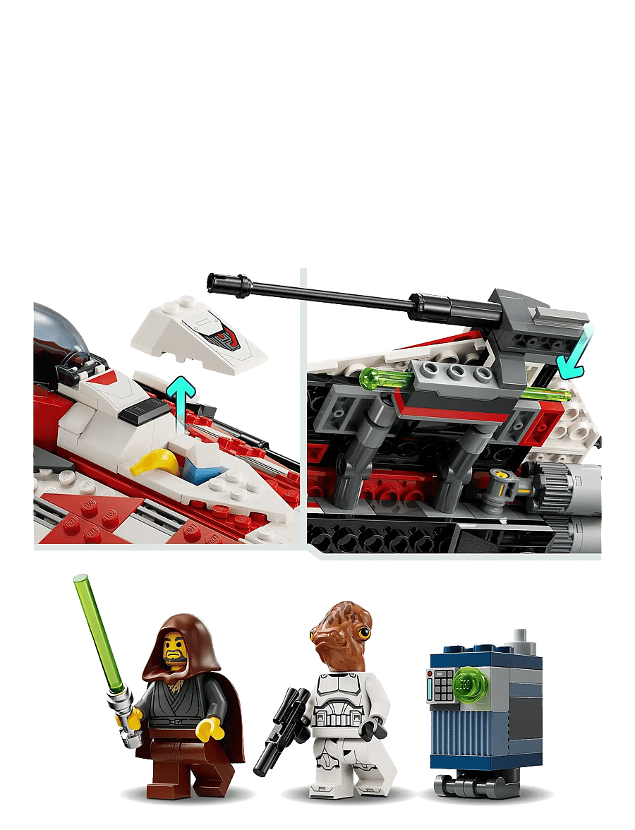LEGO - Star Jedi Bob’s Starfighter Building Toy 75388 - lego® star wars™ - multi - 4