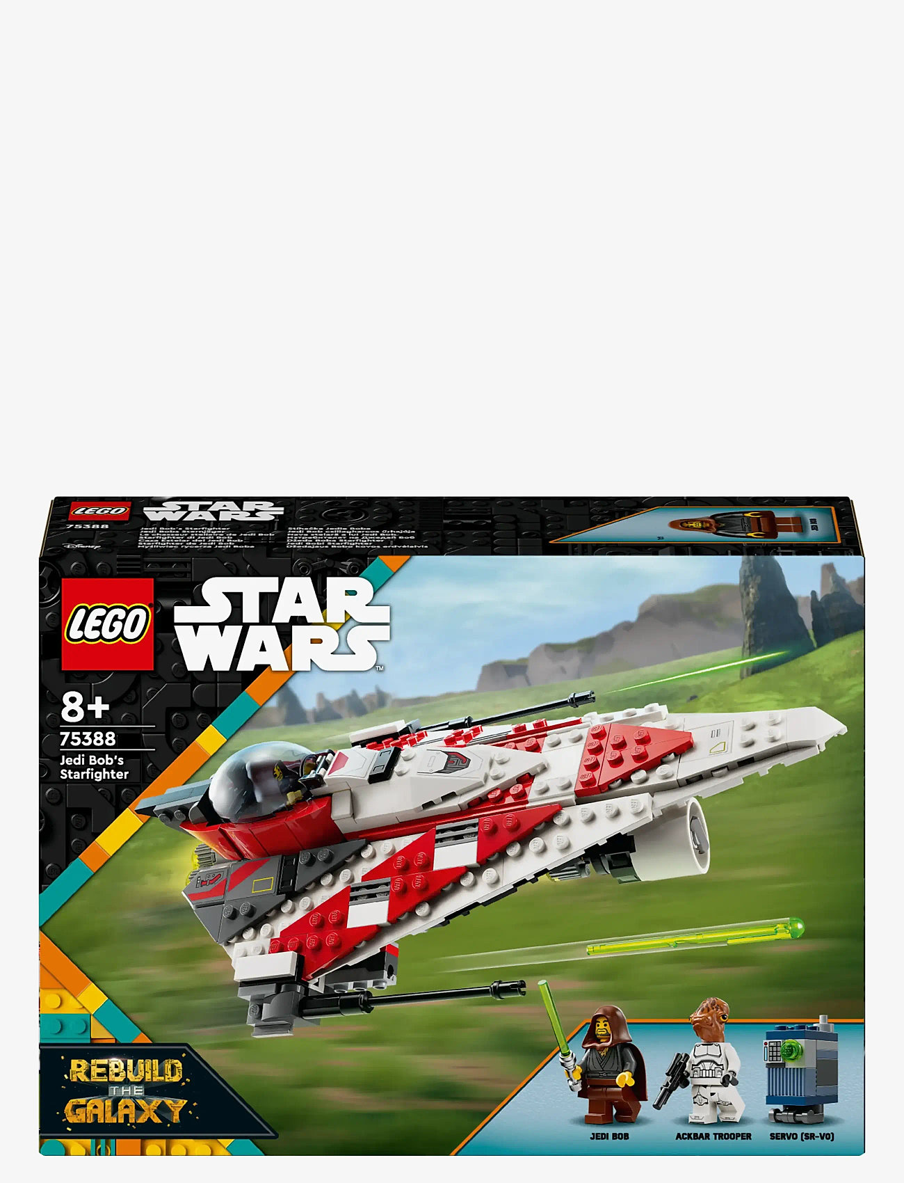 LEGO - Star Jedi Bob’s Starfighter Building Toy 75388 - lego star wars™ - multi - 5