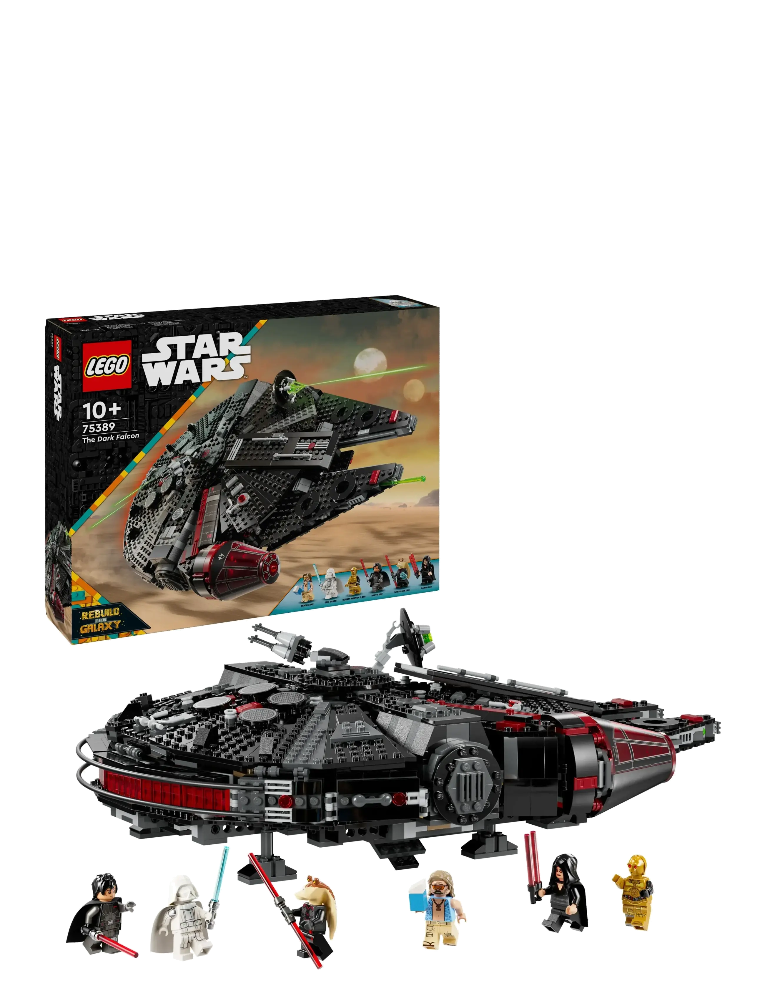 LEGO Mørkefalken 75389 Patterned - One Size - Kinder