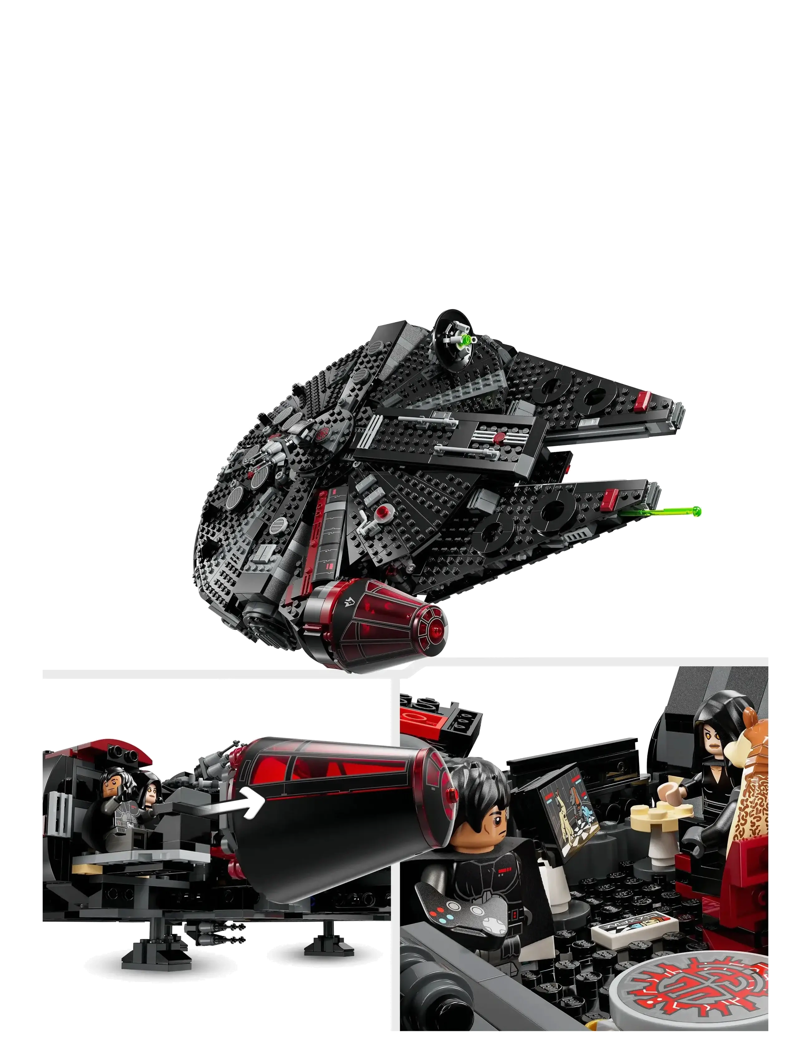 LEGO - Star The Dark Falcon Buildable Toy Vehicle 75389 - lego star wars™ - multi - 3
