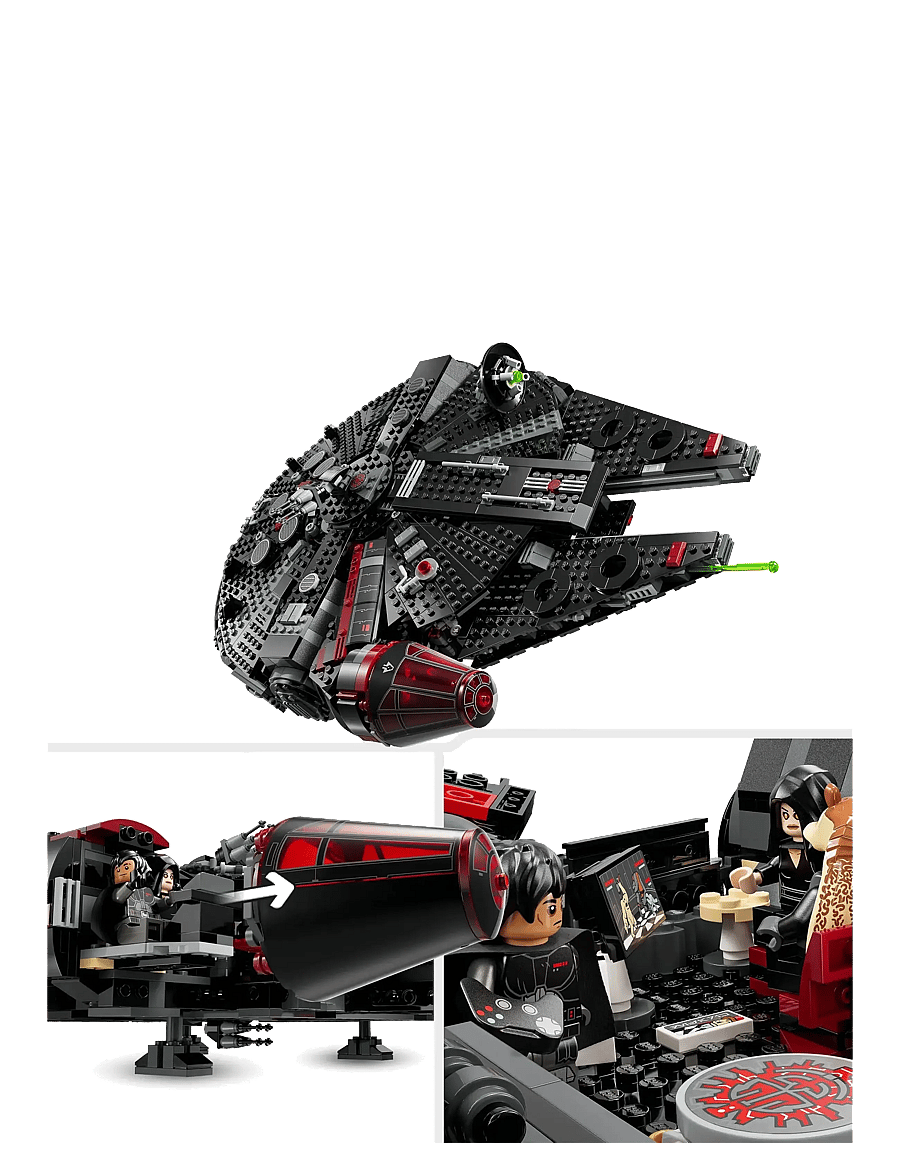 LEGO - Star The Dark Falcon Buildable Toy Vehicle 75389 - lego® star wars™ - multi - 3