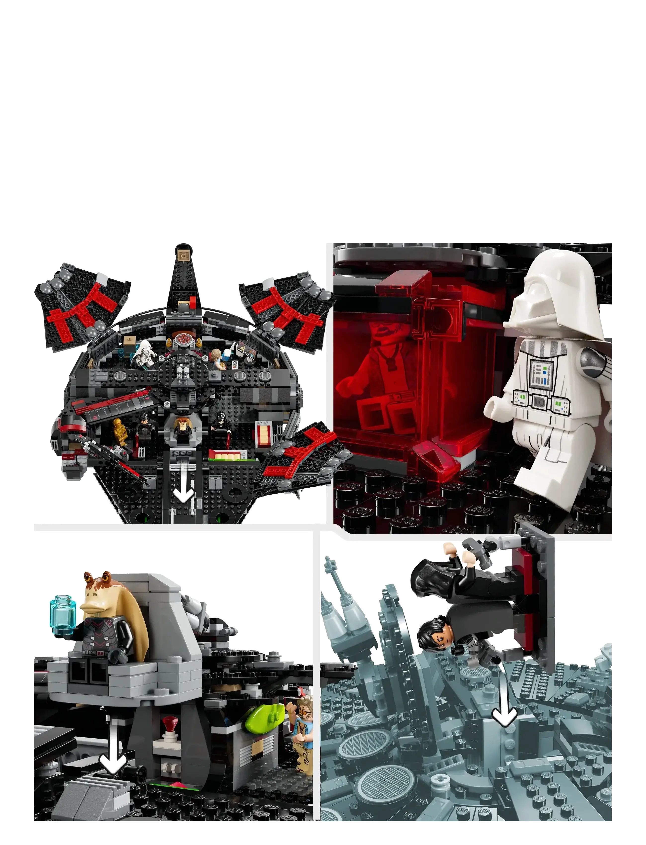 LEGO - Star The Dark Falcon Buildable Toy Vehicle 75389 - lego star wars™ - multi - 4