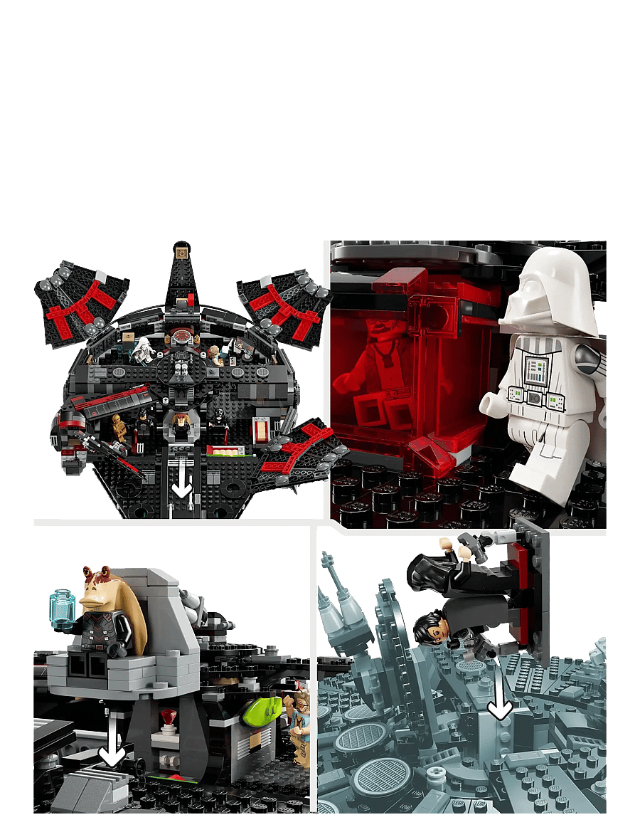 LEGO - Star The Dark Falcon Buildable Toy Vehicle 75389 - lego® star wars™ - multi - 4