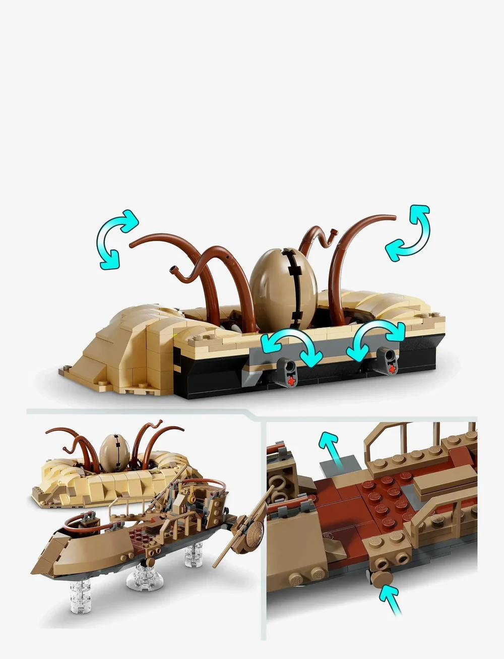 LEGO - Star Desert Skiff & Sarlacc Pit Set 75396 - lego star wars™ - multi - 5