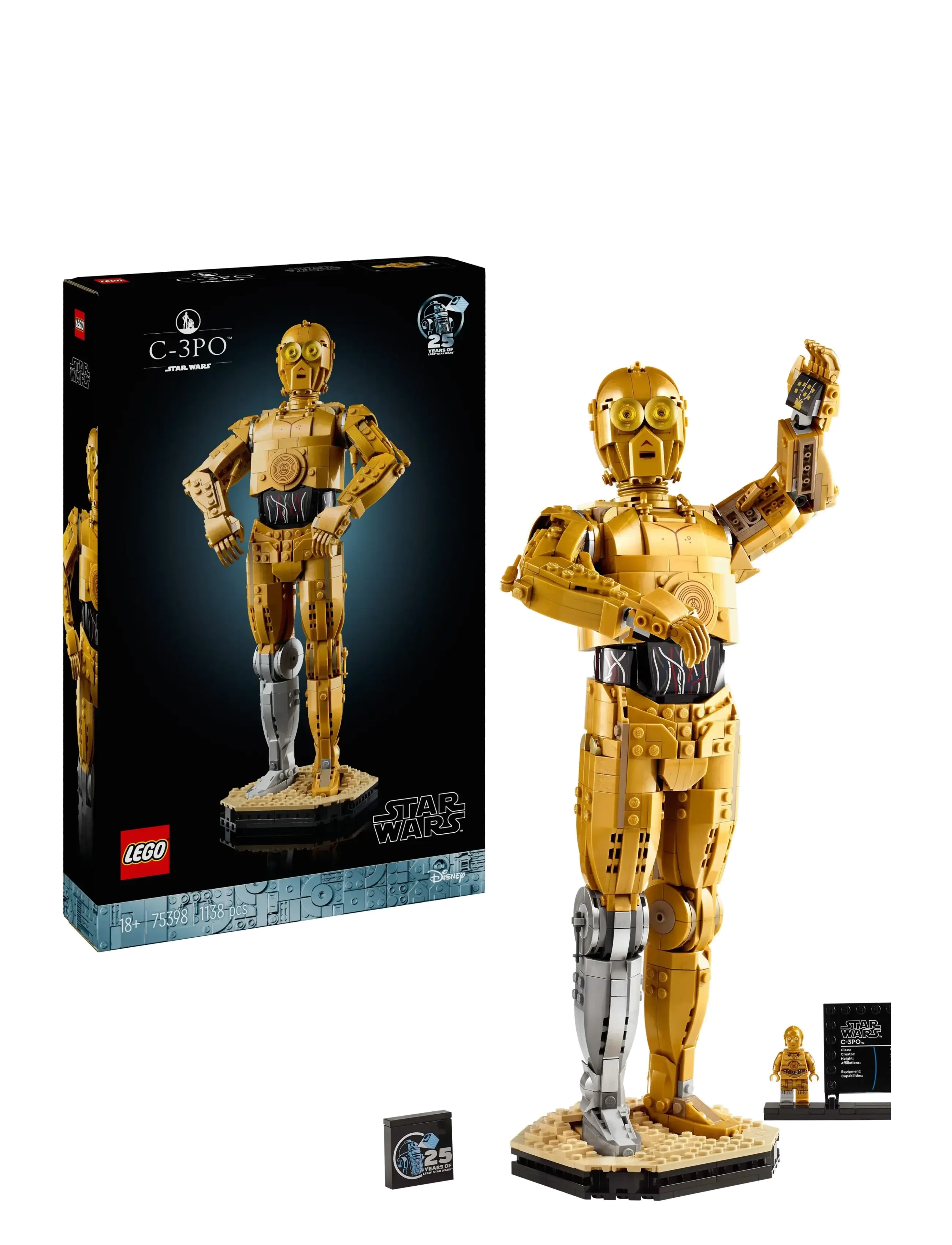 LEGO C-3Po 75398, Børn, Lego star Wars, Multi/mønstret, Str: ONE SIZE