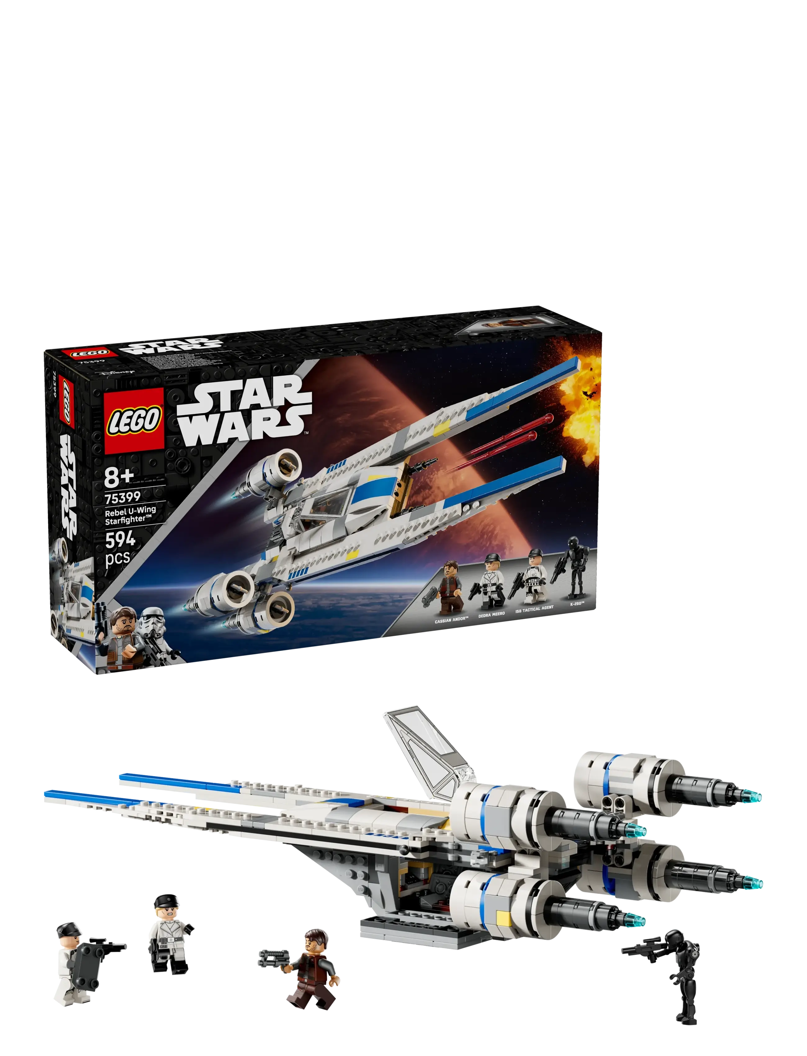 LEGO Oprørernes U-Wing-Stjernejager 75399, Børn, Lego star Wars, Multi/mønstret, Str: ONE SIZE