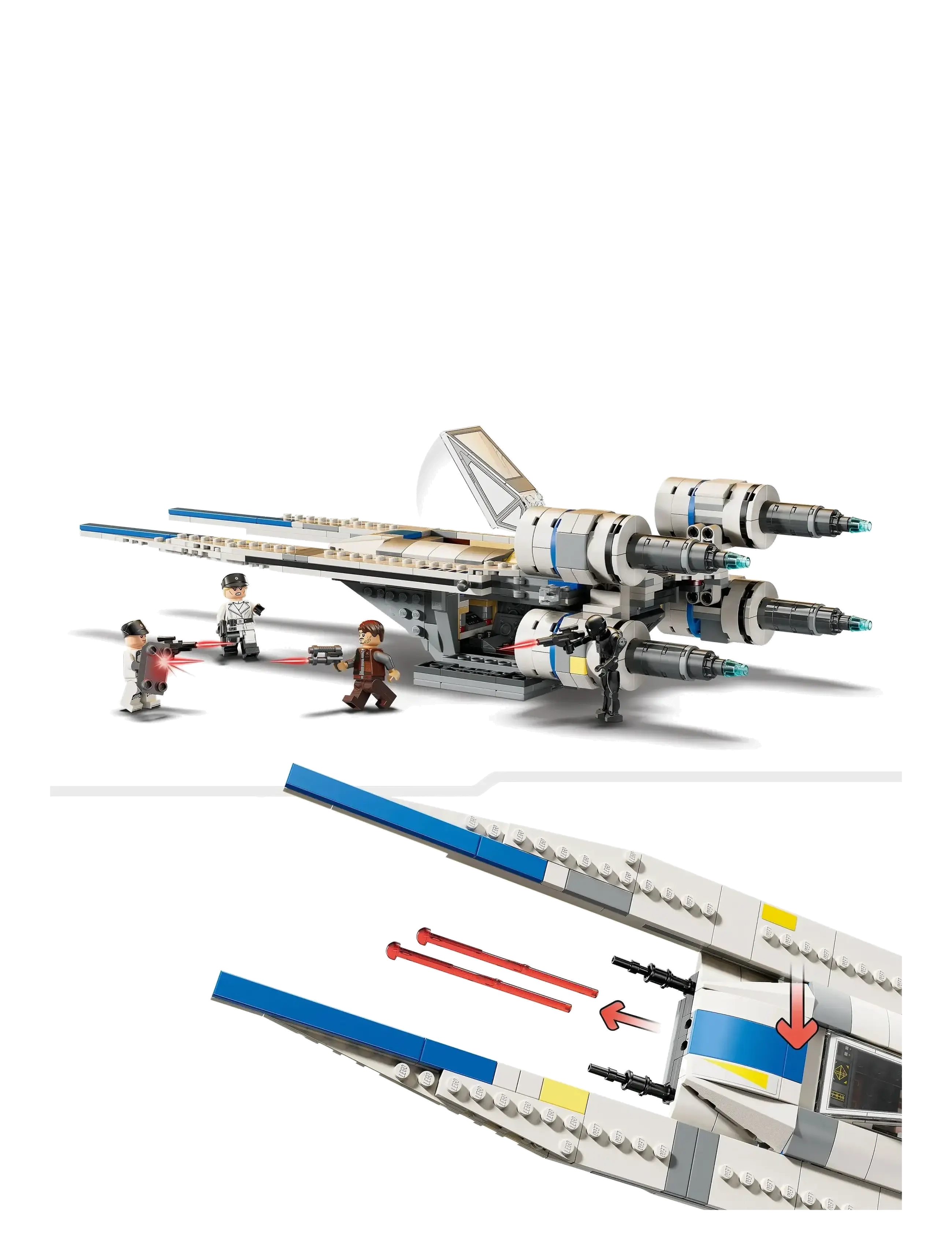LEGO - Oprørernes U-wing-stjernejager 75399 - lego® star wars™ - multi - 3