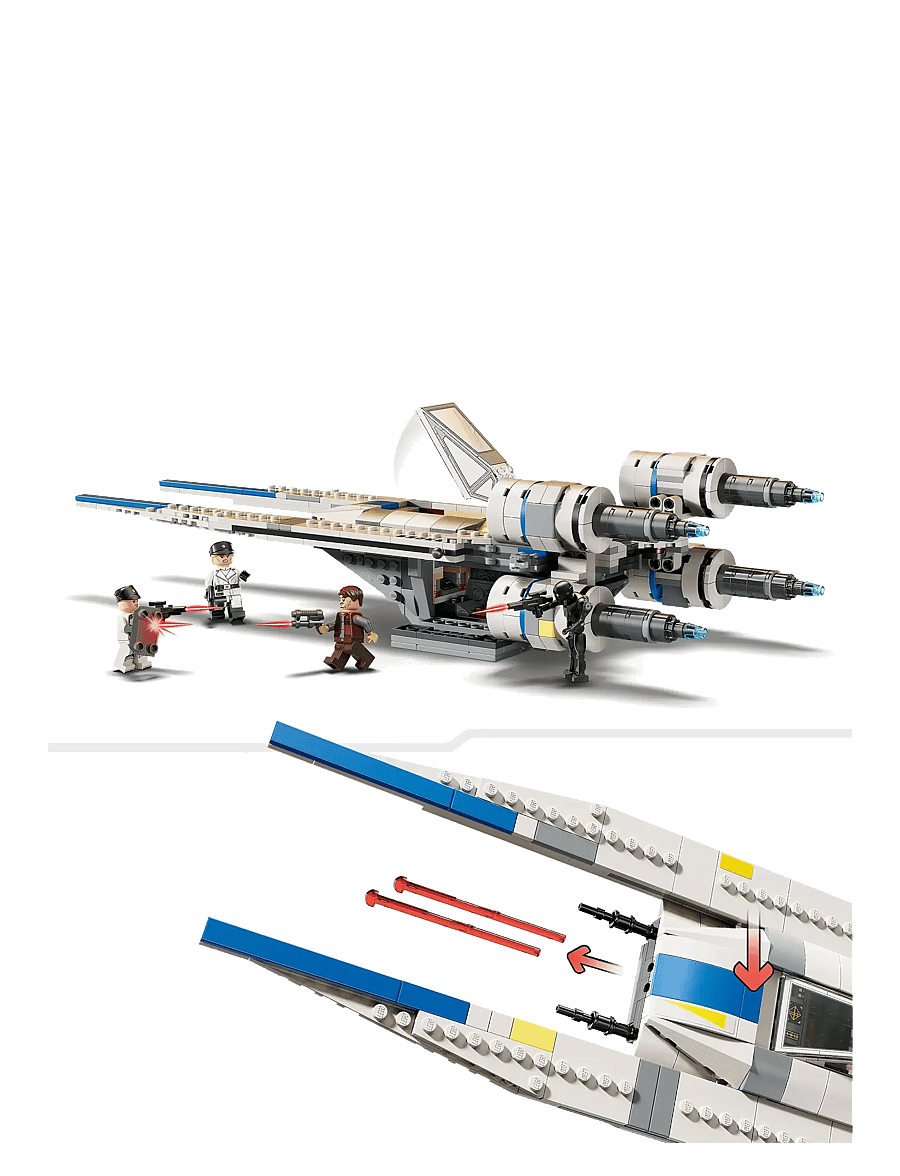 LEGO - Star Wars: Rebel U-Wing Buildable Vehicle Model 75399 - lego® star wars™ - multi - 3