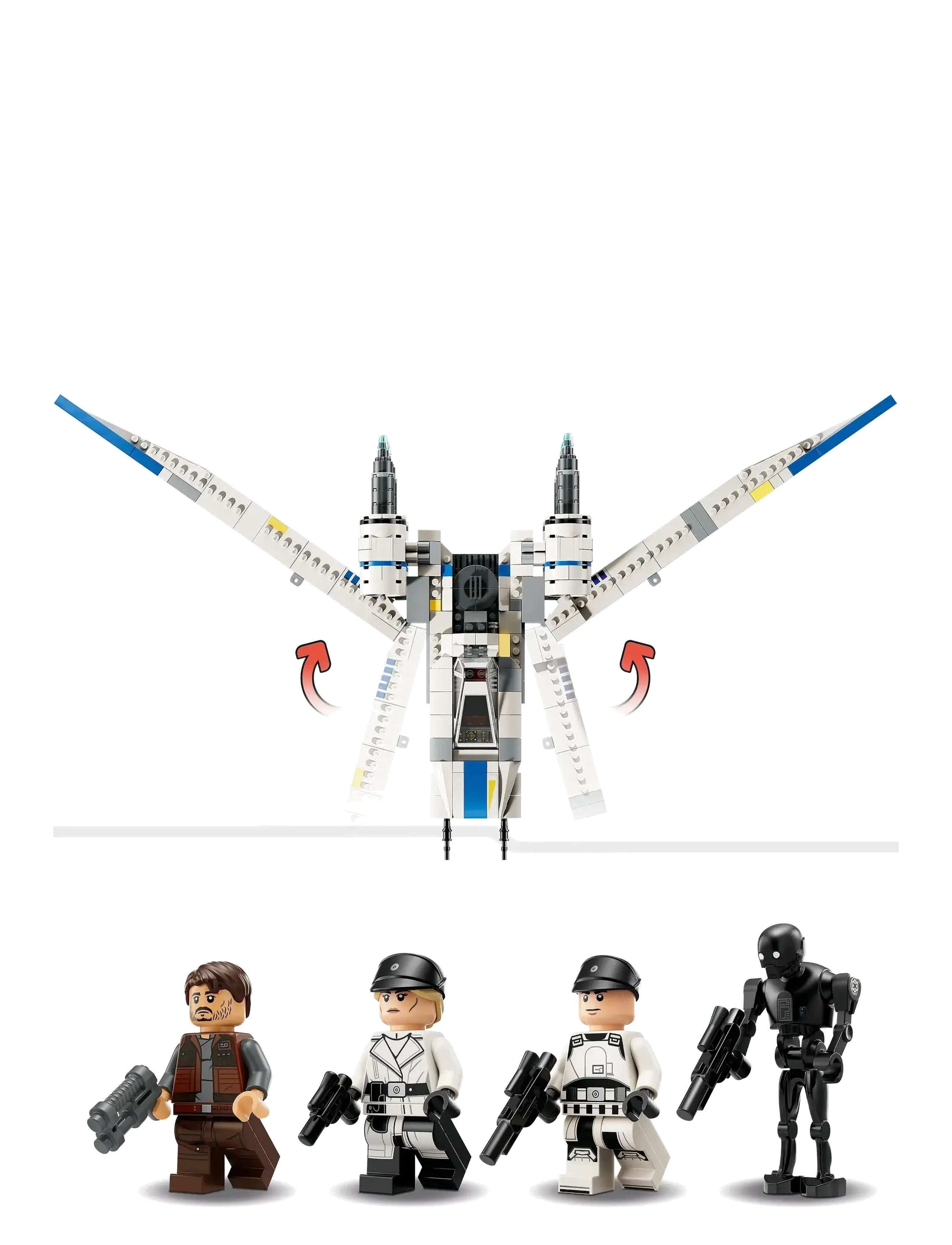 LEGO - Oprørernes U-wing-stjernejager 75399 - lego® star wars™ - multi - 4