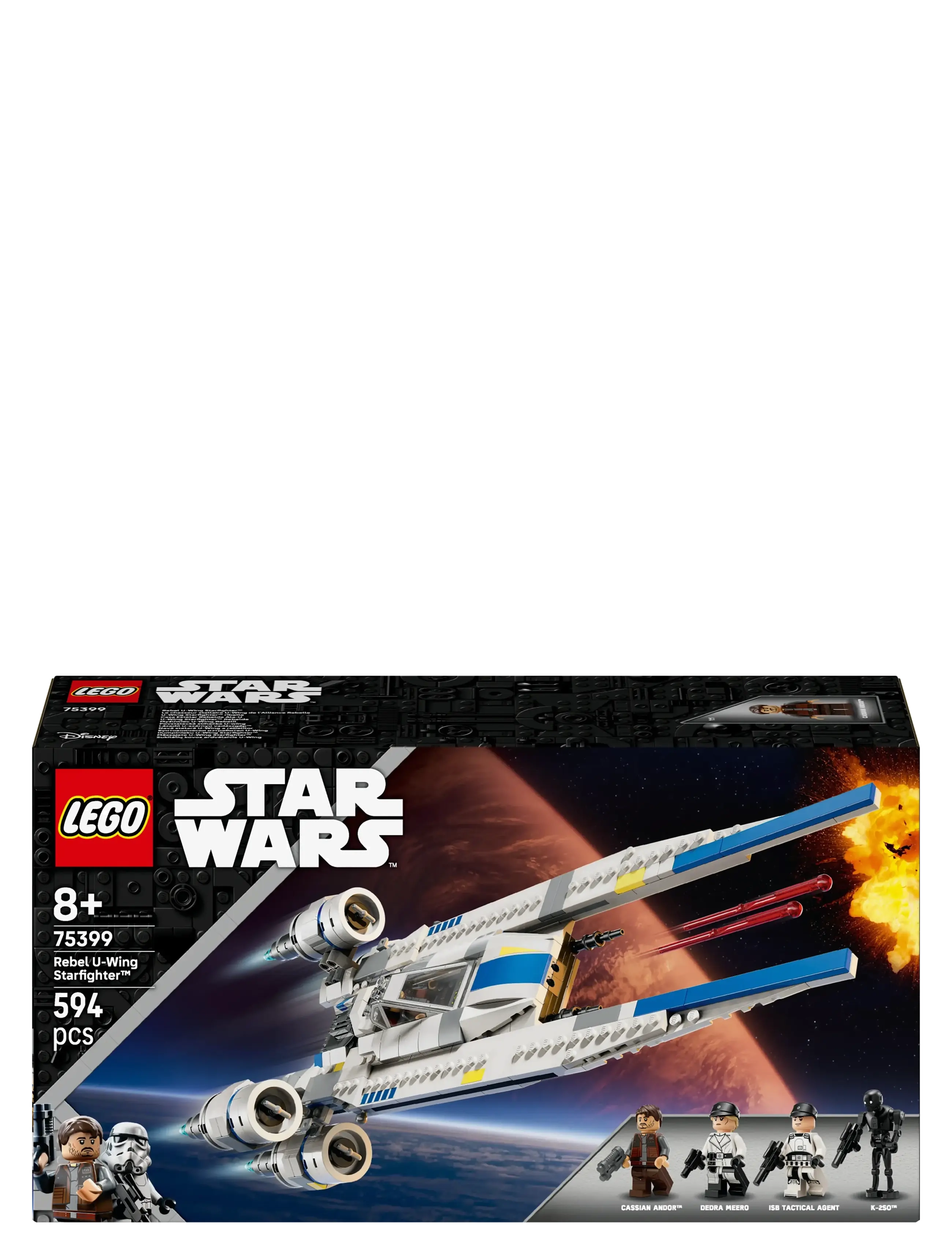 LEGO - Oprørernes U-wing-stjernejager 75399 - lego® star wars™ - multi - 5
