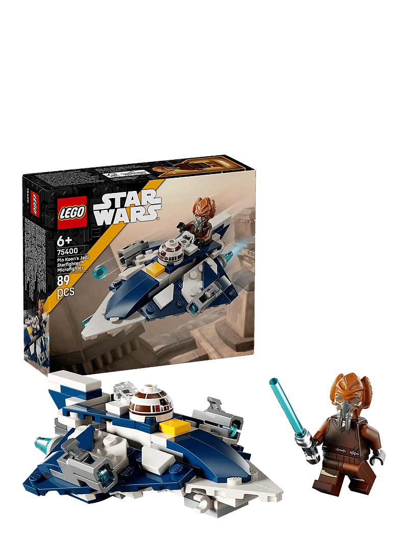 LEGO - Star Plo Koon’s Jedi Microfighter Building Toy 75400 - lego star wars™ - multi - 0
